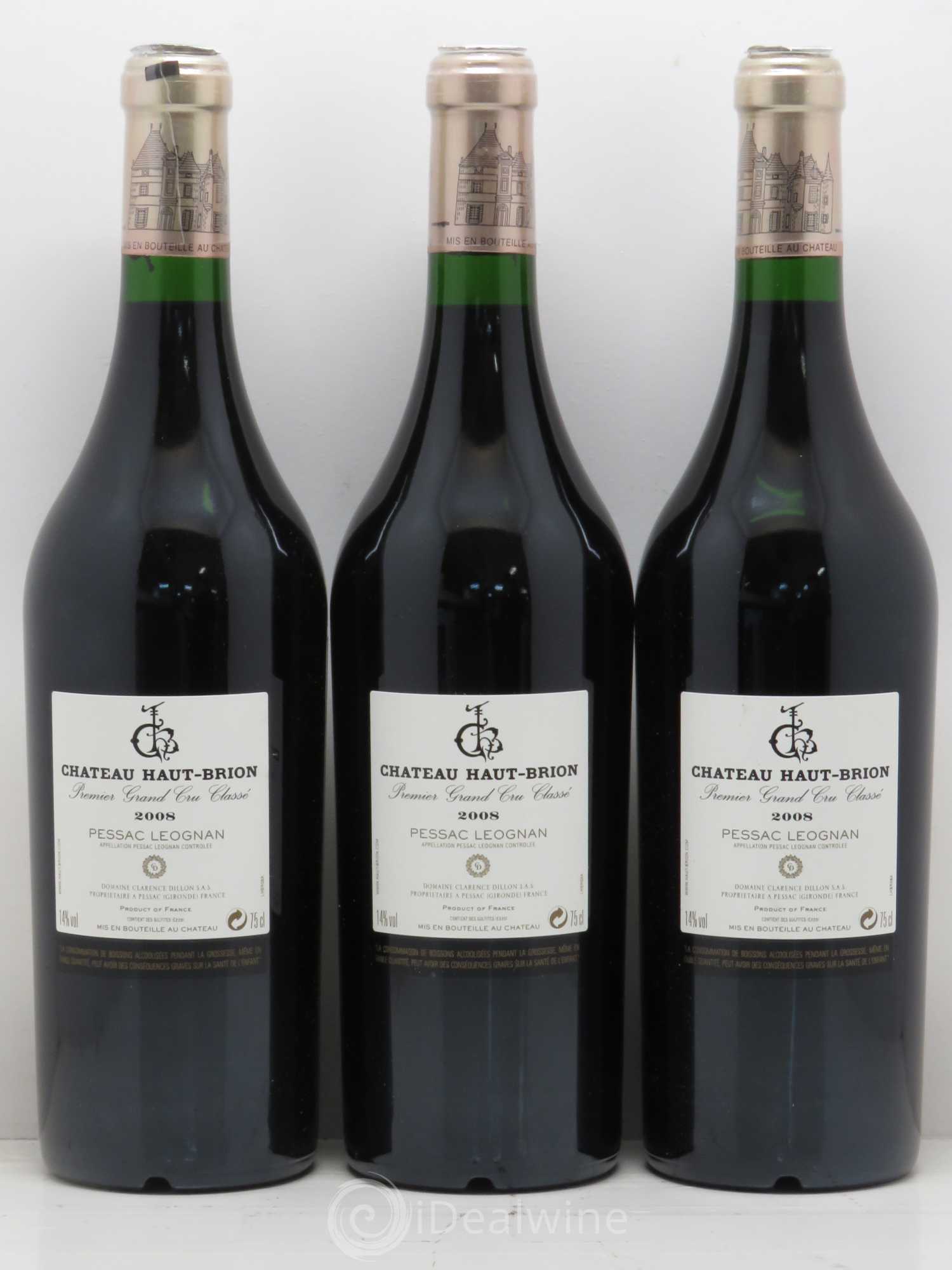 Château Haut Brion 1er Grand Cru Classé 2008 - Lot de 6 bouteilles - 4