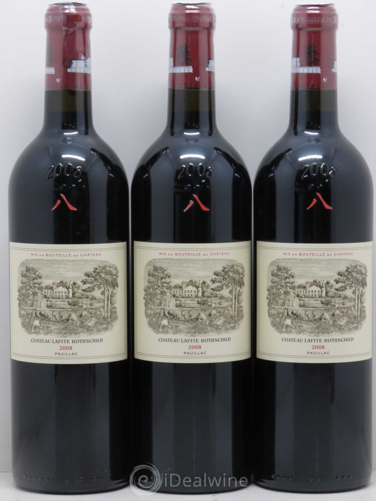 Château Lafite Rothschild 1er Grand Cru Classé 2008 - Lot de 6 bouteilles - 1