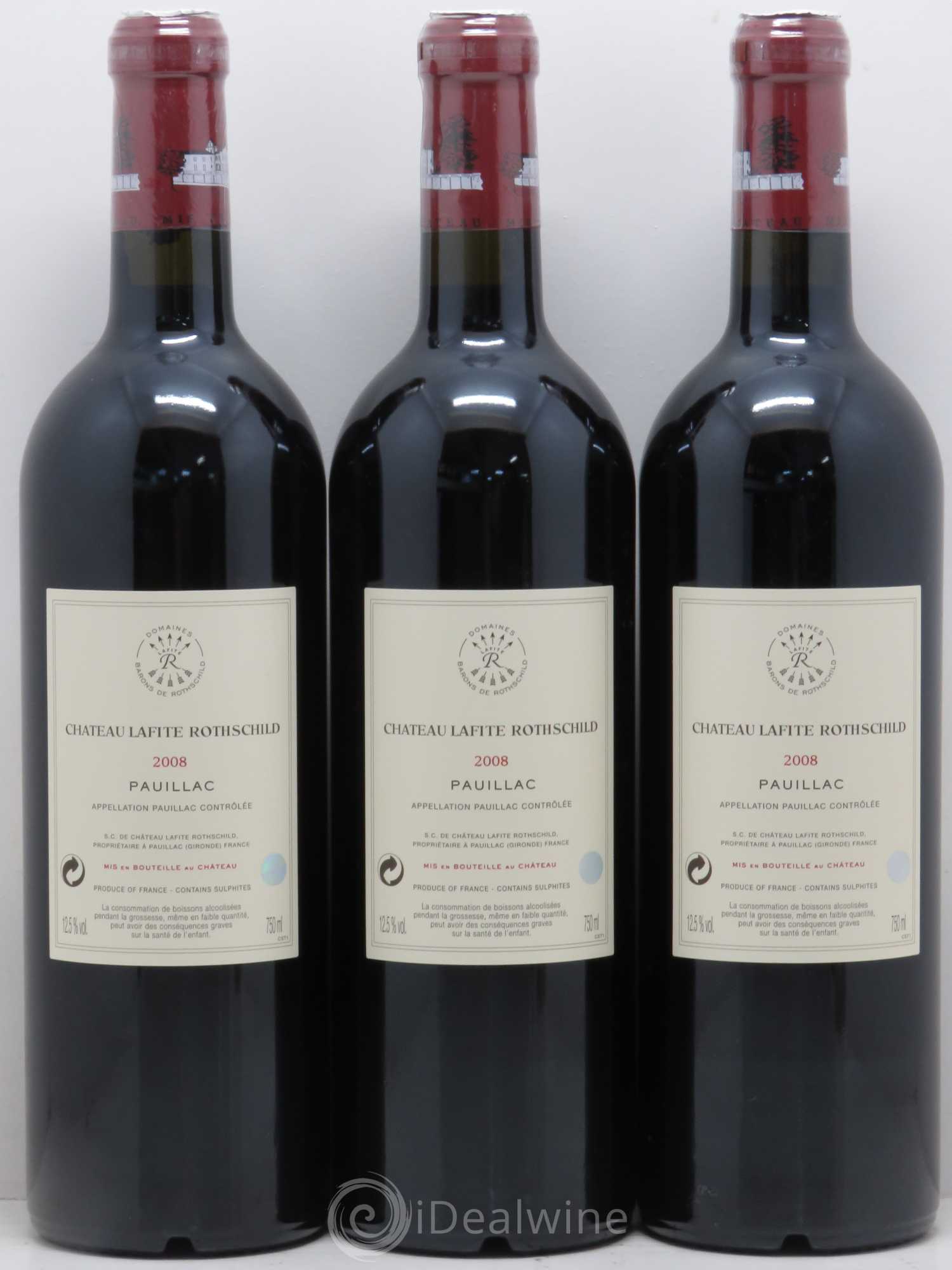 Château Lafite Rothschild 1er Grand Cru Classé 2008 - Lot de 6 bouteilles - 2