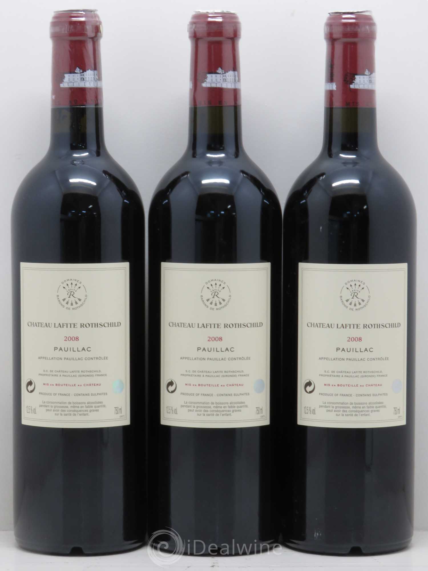 Château Lafite Rothschild 1er Grand Cru Classé 2008 - Lot de 6 bouteilles - 4