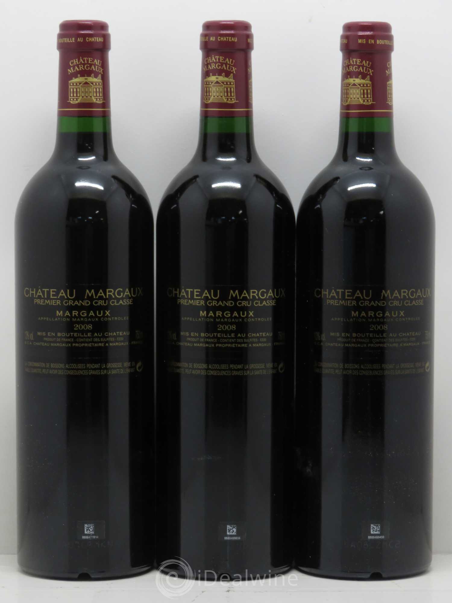 Château Margaux 1er Grand Cru Classé 2008 - Lot de 6 bouteilles - 2