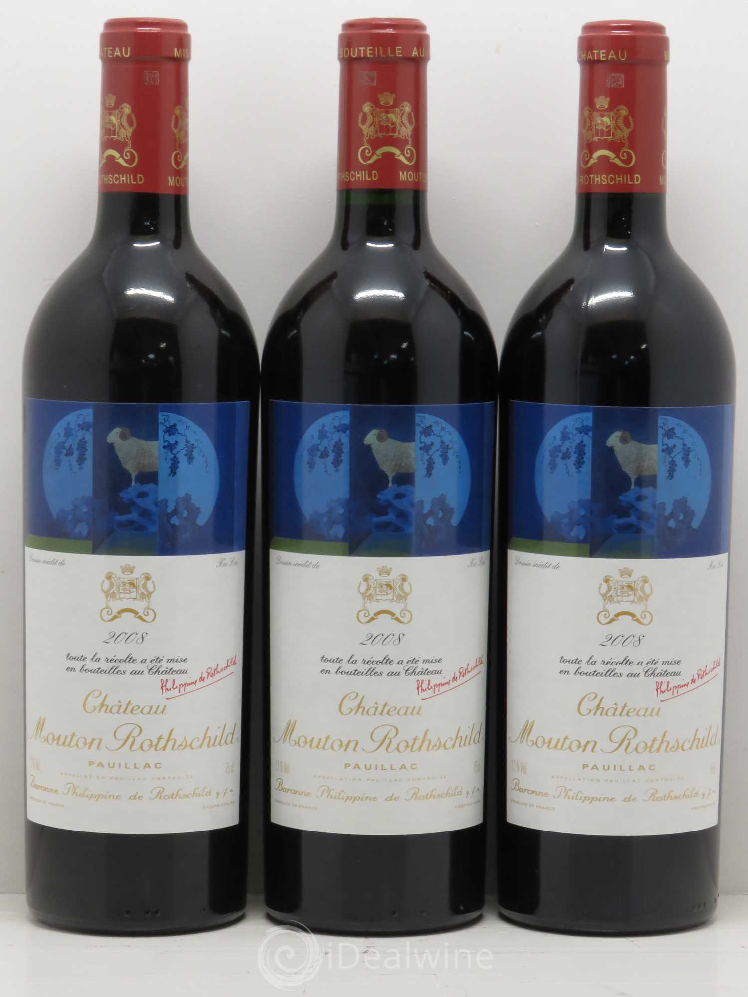 Château Mouton Rothschild 1er Grand Cru Classé 2008 - Lot de 6 bouteilles - 3