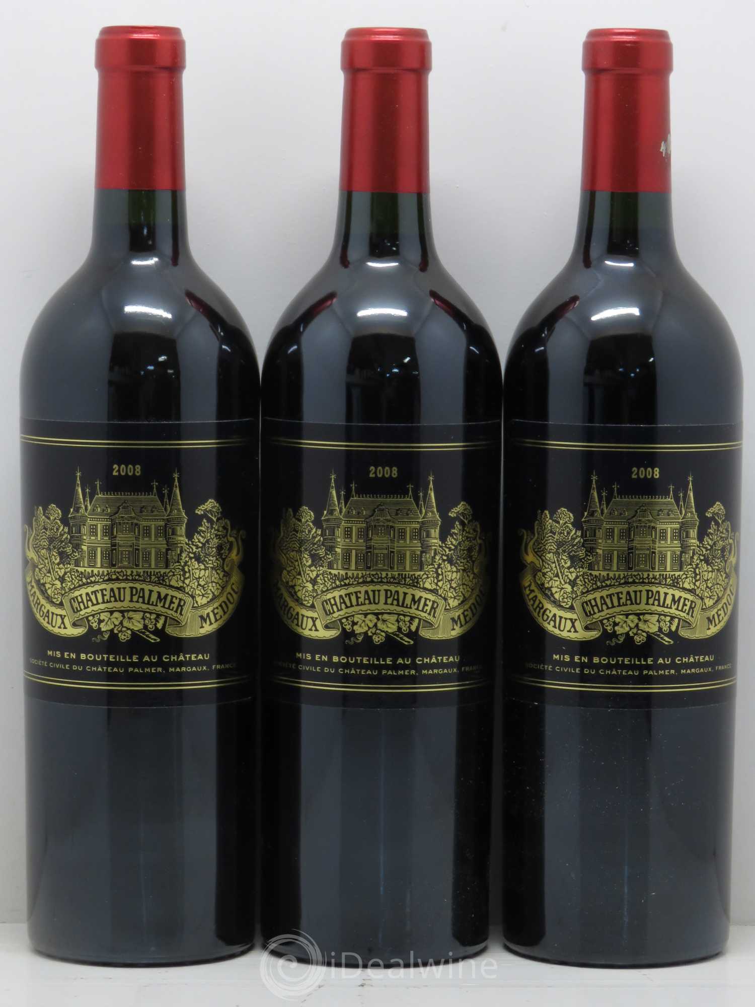 Château Palmer 3ème Grand Cru Classé 2008 - Lot de 6 bouteilles - 1