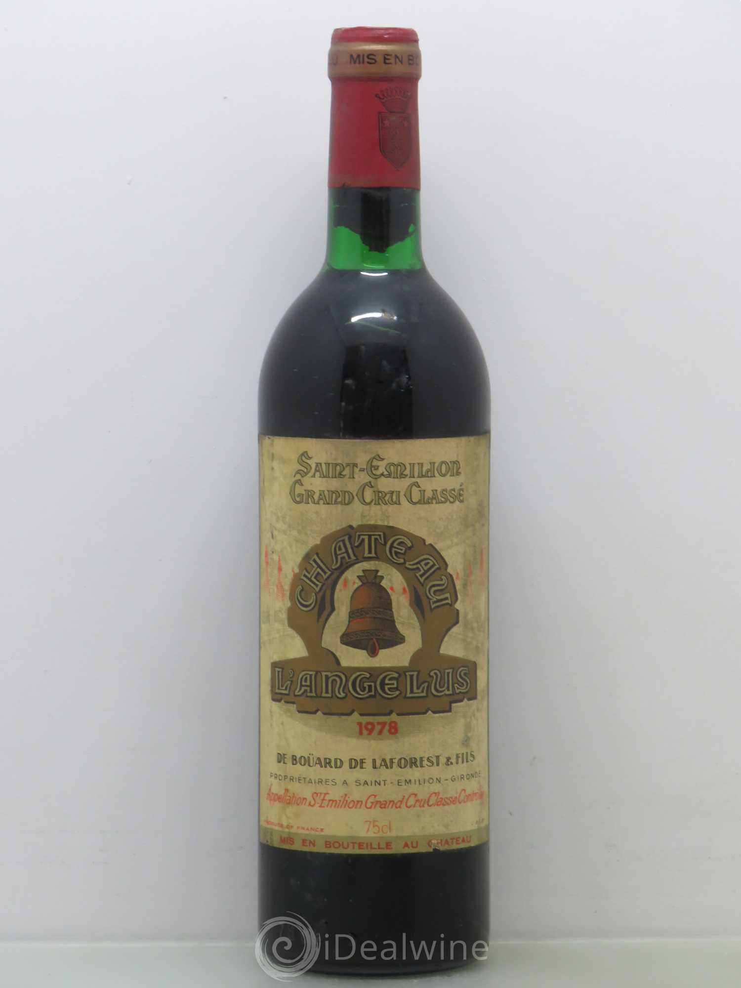 Château Angélus 1er Grand Cru Classé A 1978 - Lot de 1 bouteille - 0
