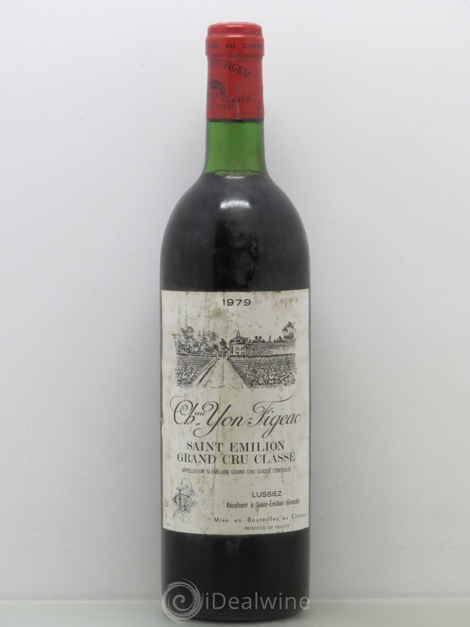 Château Yon Figeac Grand Cru Classé 1979 - Lot de 1 bouteille - 0