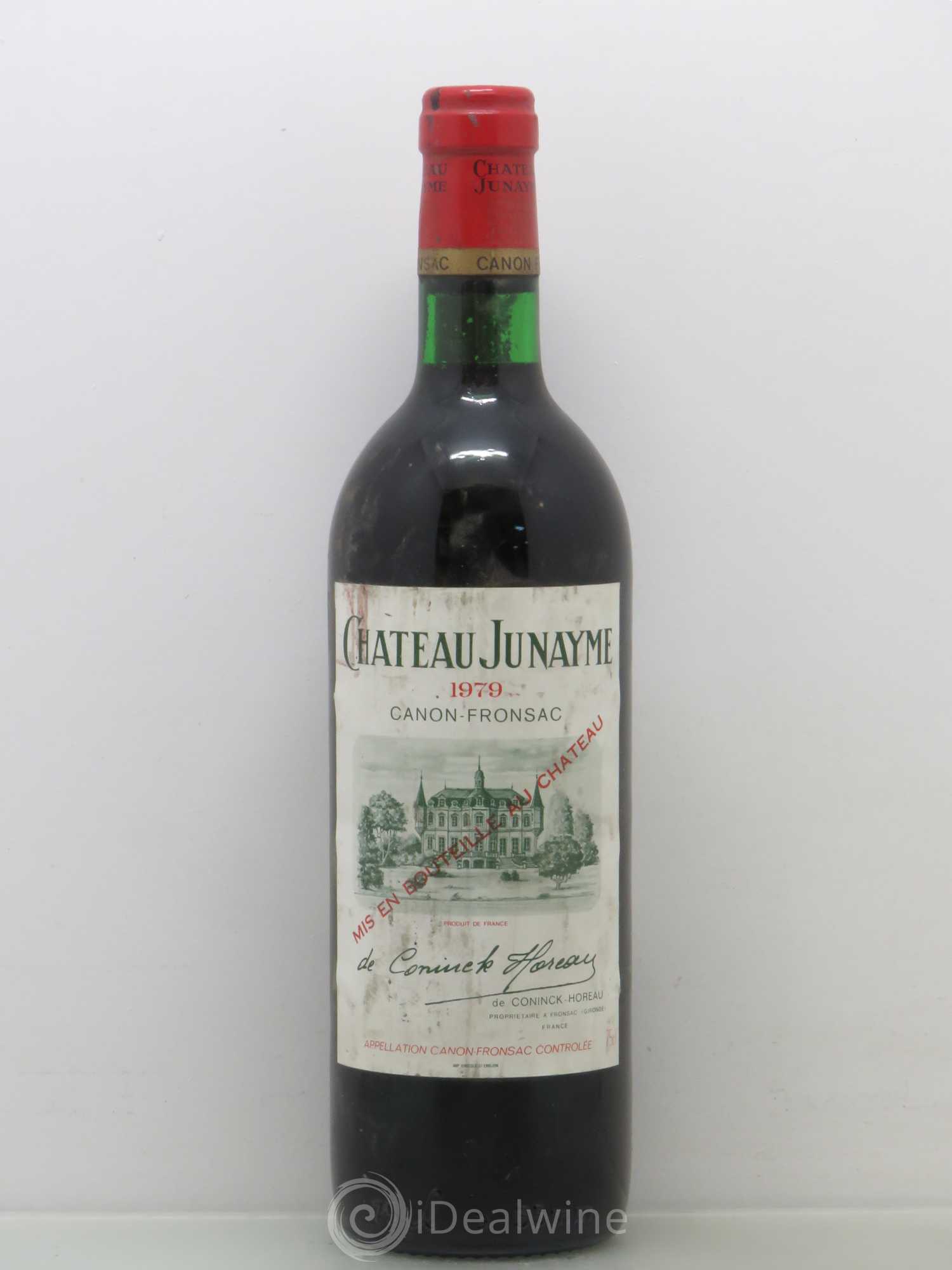 Bordeaux Château Junayme Canon Fronsac 1979 - Posten von 1 Flasche - 0
