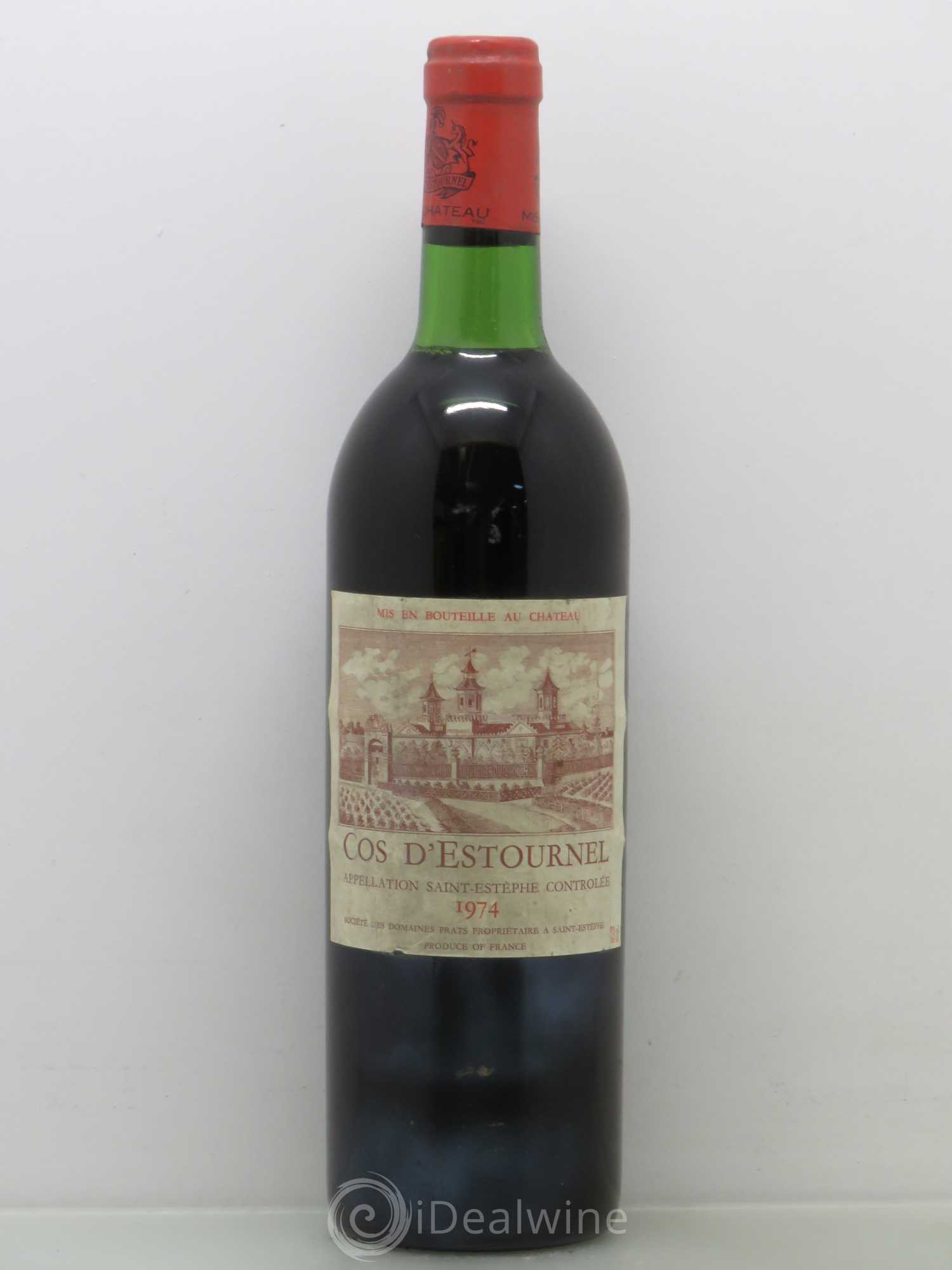 Cos d'Estournel 2ème Grand Cru Classé 1974 - Lot de 1 bouteille - 0