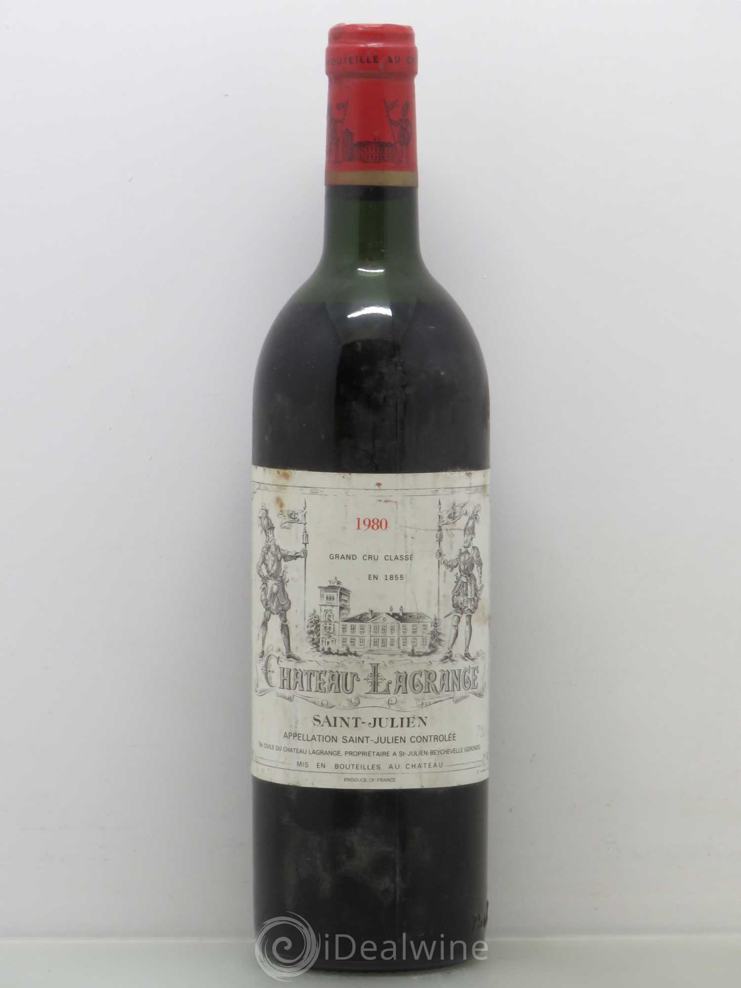 Château Lagrange 3ème Grand Cru Classé 1980 - Lot de 1 bouteille - 0