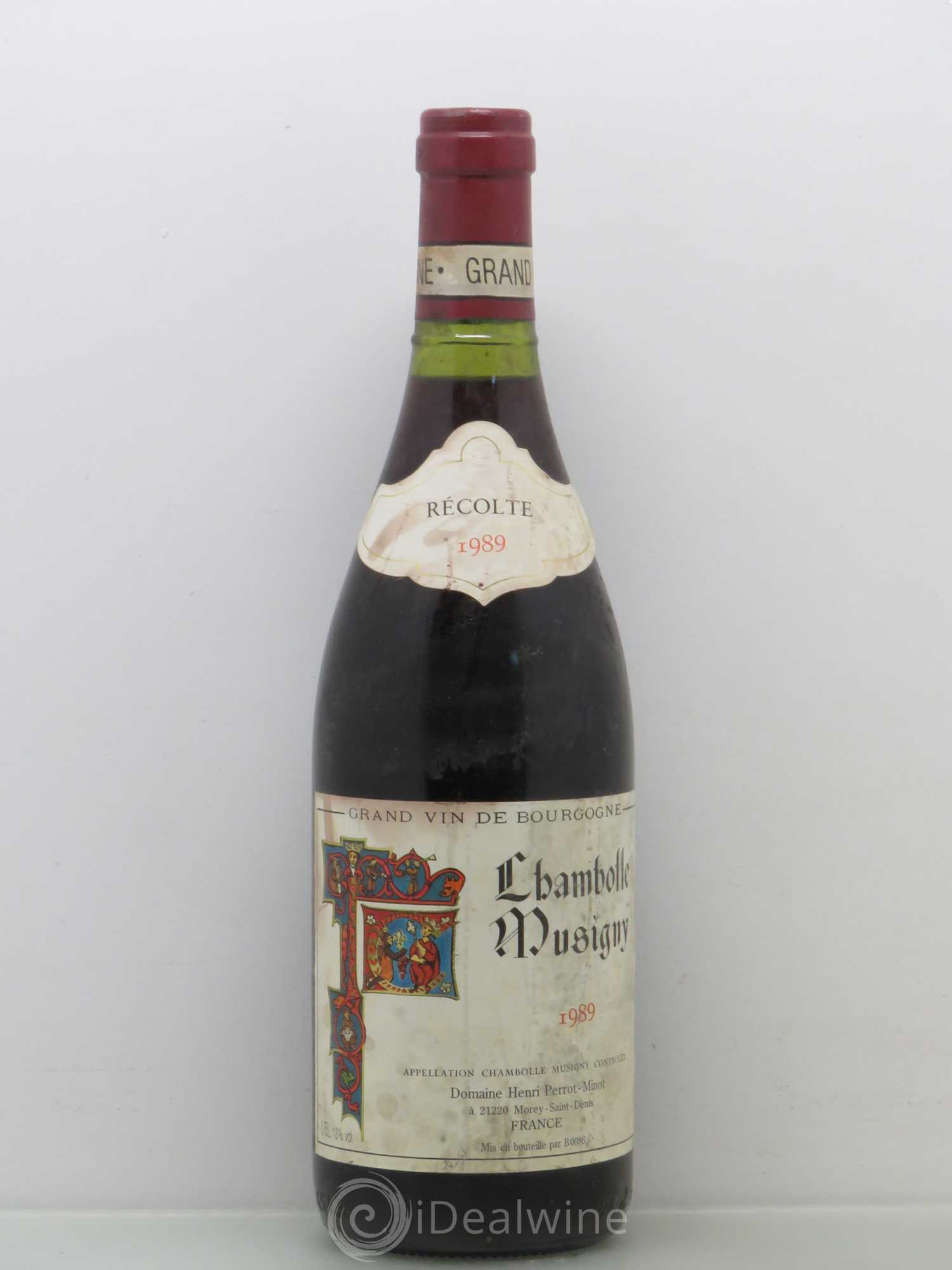 Chambolle-Musigny Vieilles Vignes Perrot-Minot 1989 - Lot de 1 bouteille - 0