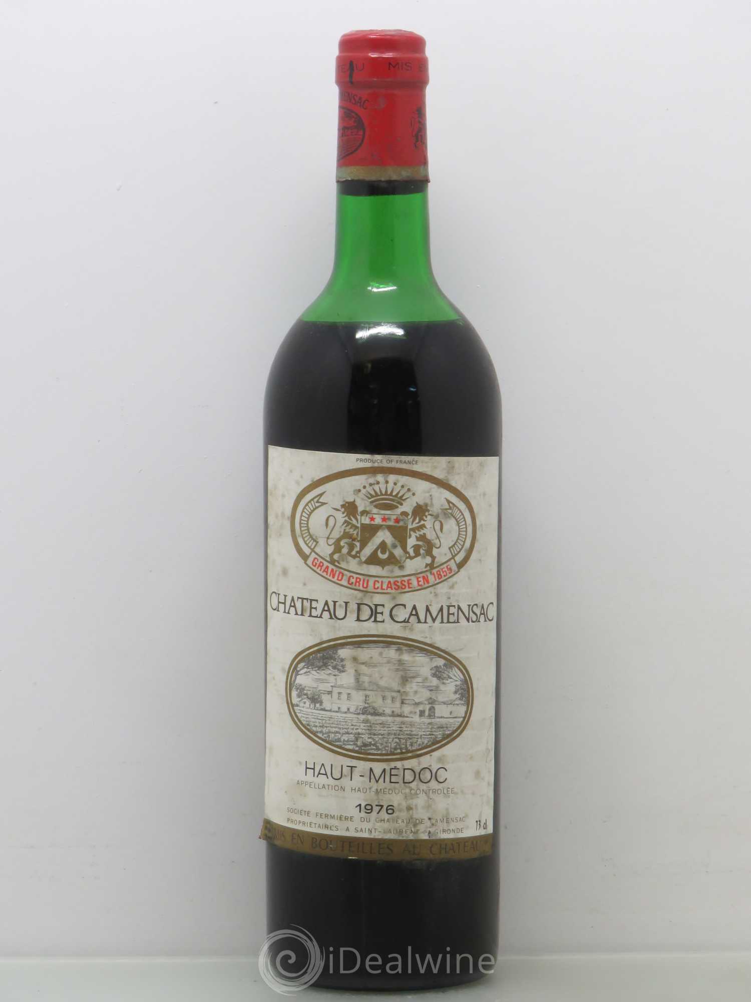 Château Camensac 5ème Grand Cru Classé 1976 - Lot de 1 bouteille - 0