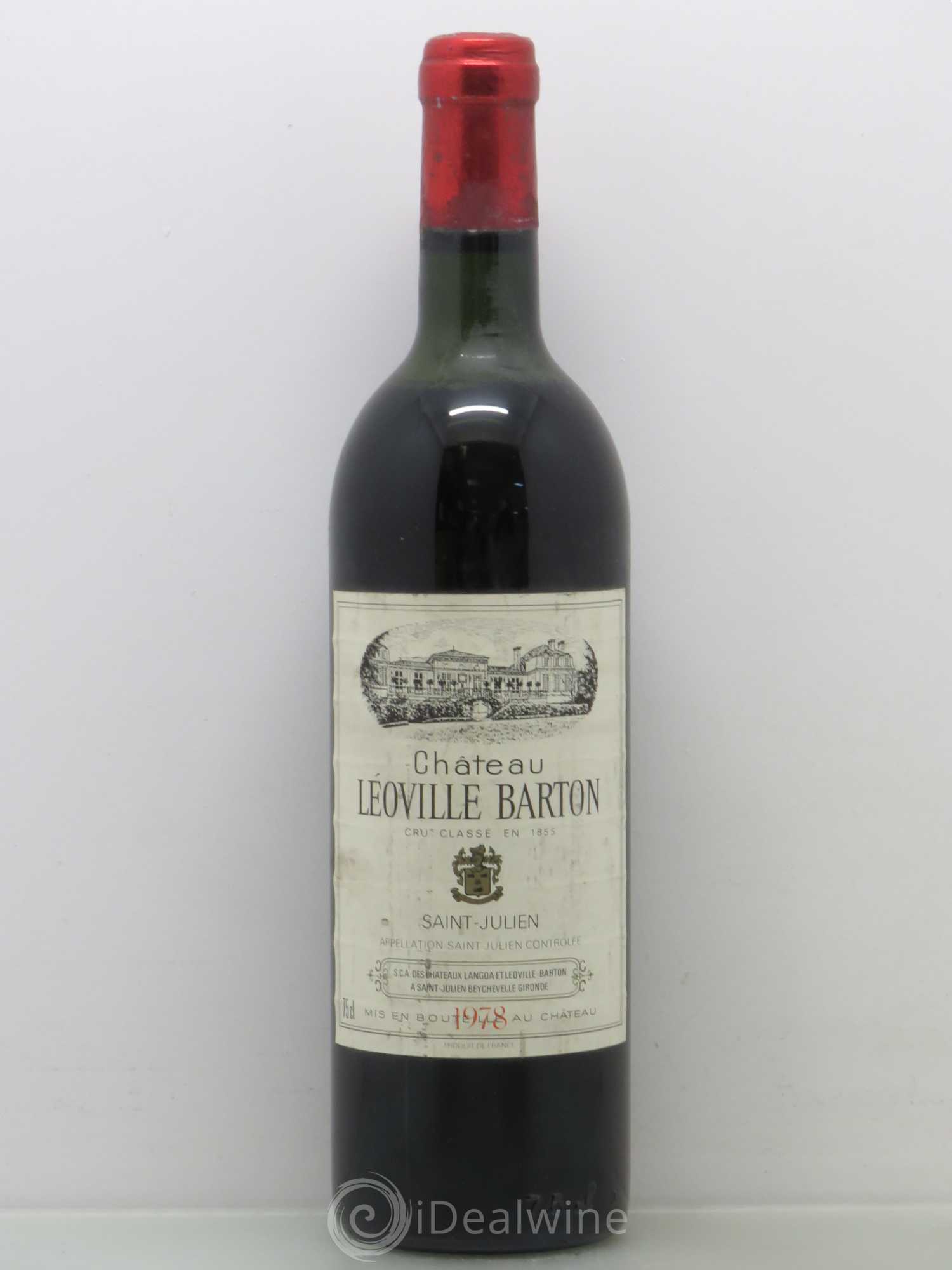 Château Léoville Barton 2ème Grand Cru Classé 1978 - Lot de 1 bouteille - 0