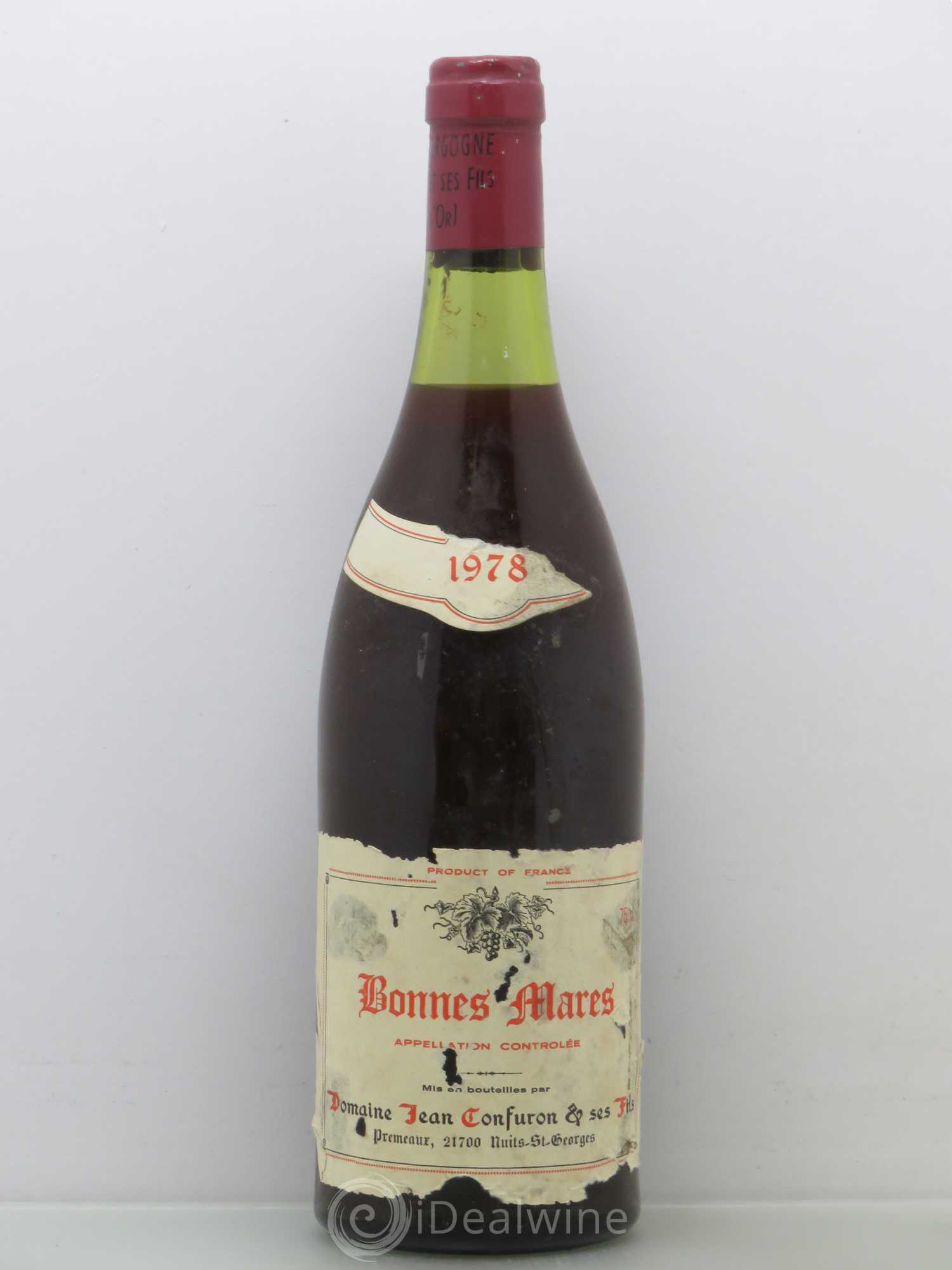 Bonnes-Mares Grand Cru Christian Confuron 1978 - Lot de 1 bouteille - 0