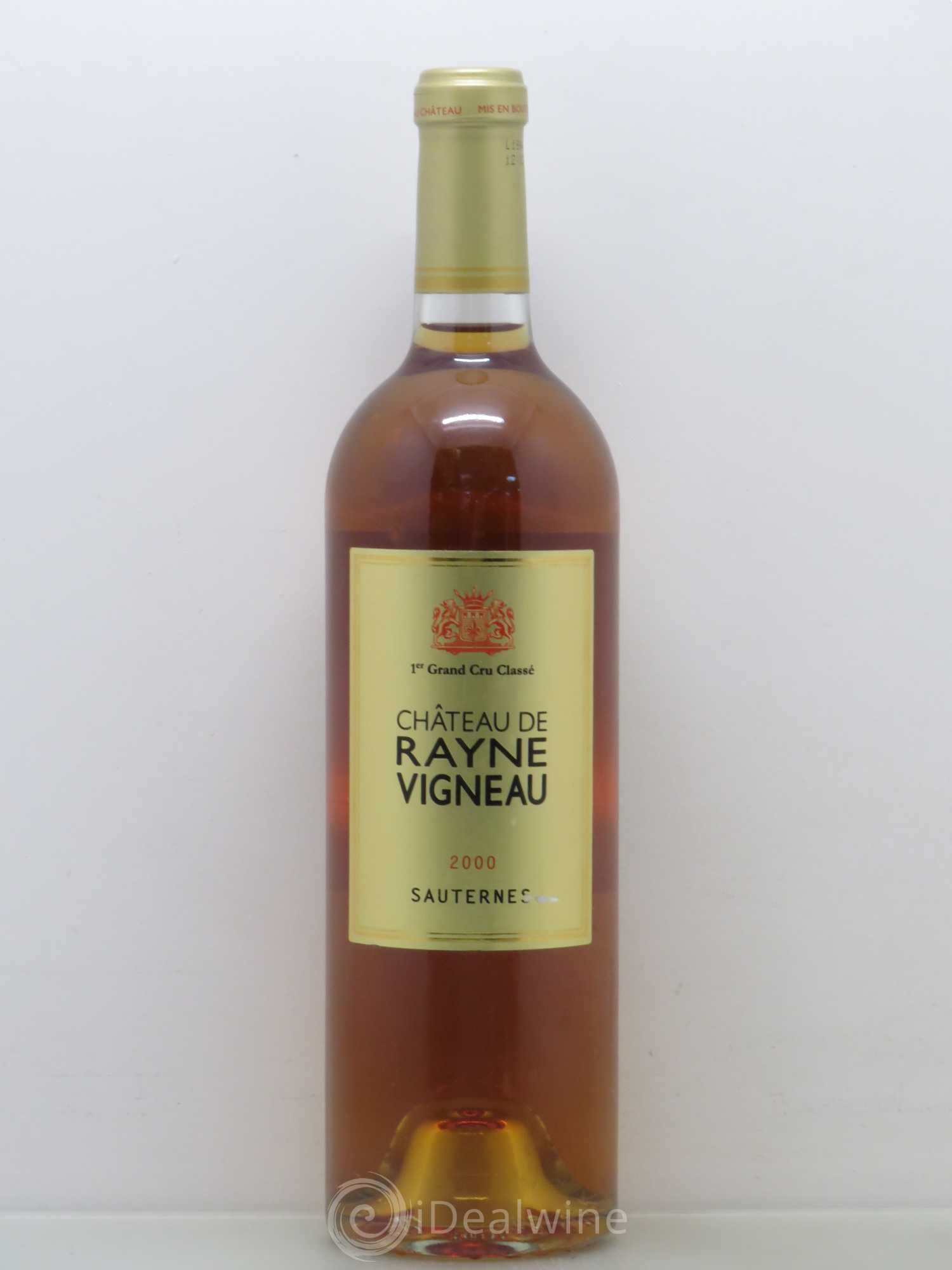 Château de Rayne Vigneau 1er Grand Cru Classé 2000 - Lotto di 1 bottiglia - 0