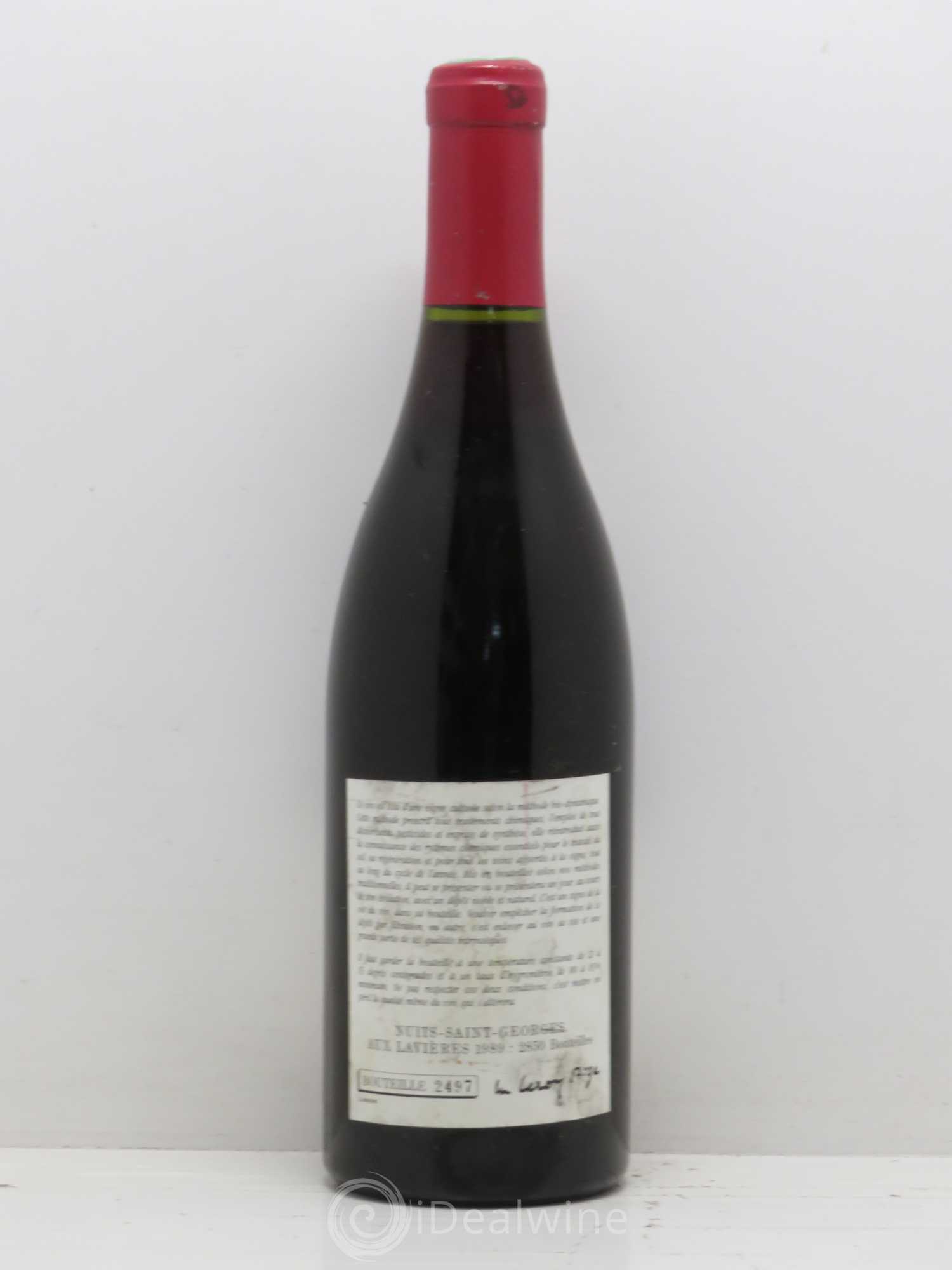 Nuits-Saint-Georges Aux Lavières Leroy (Domaine) 1989 - Lot de 1 bouteille - 1