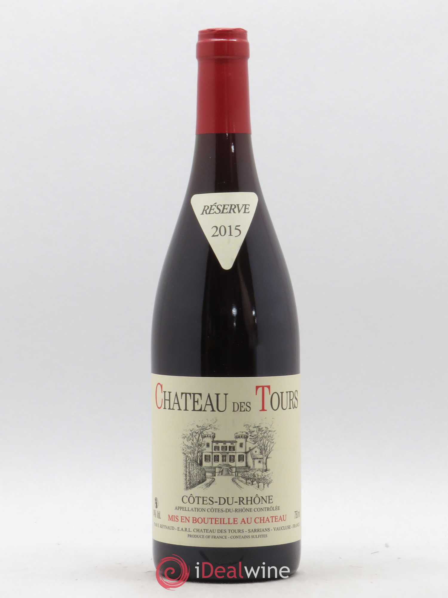 Côtes-du-Rhône Château des Tours Emmanuel Reynaud 2015 - Lot de 1 bouteille - 0