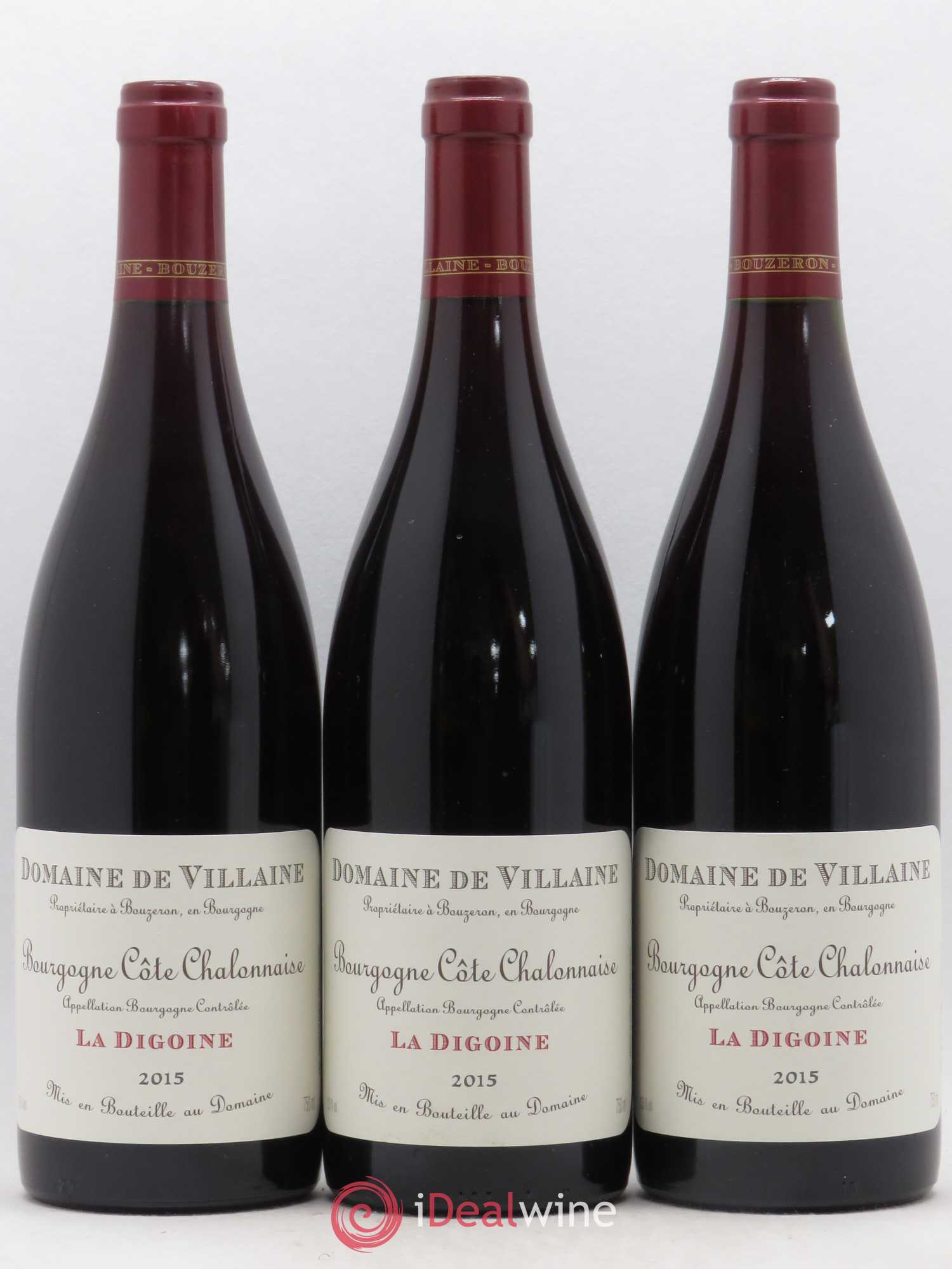 Bourgogne La Digoine Domaine de Villaine 2015 - Lot de 3 bouteilles - 0