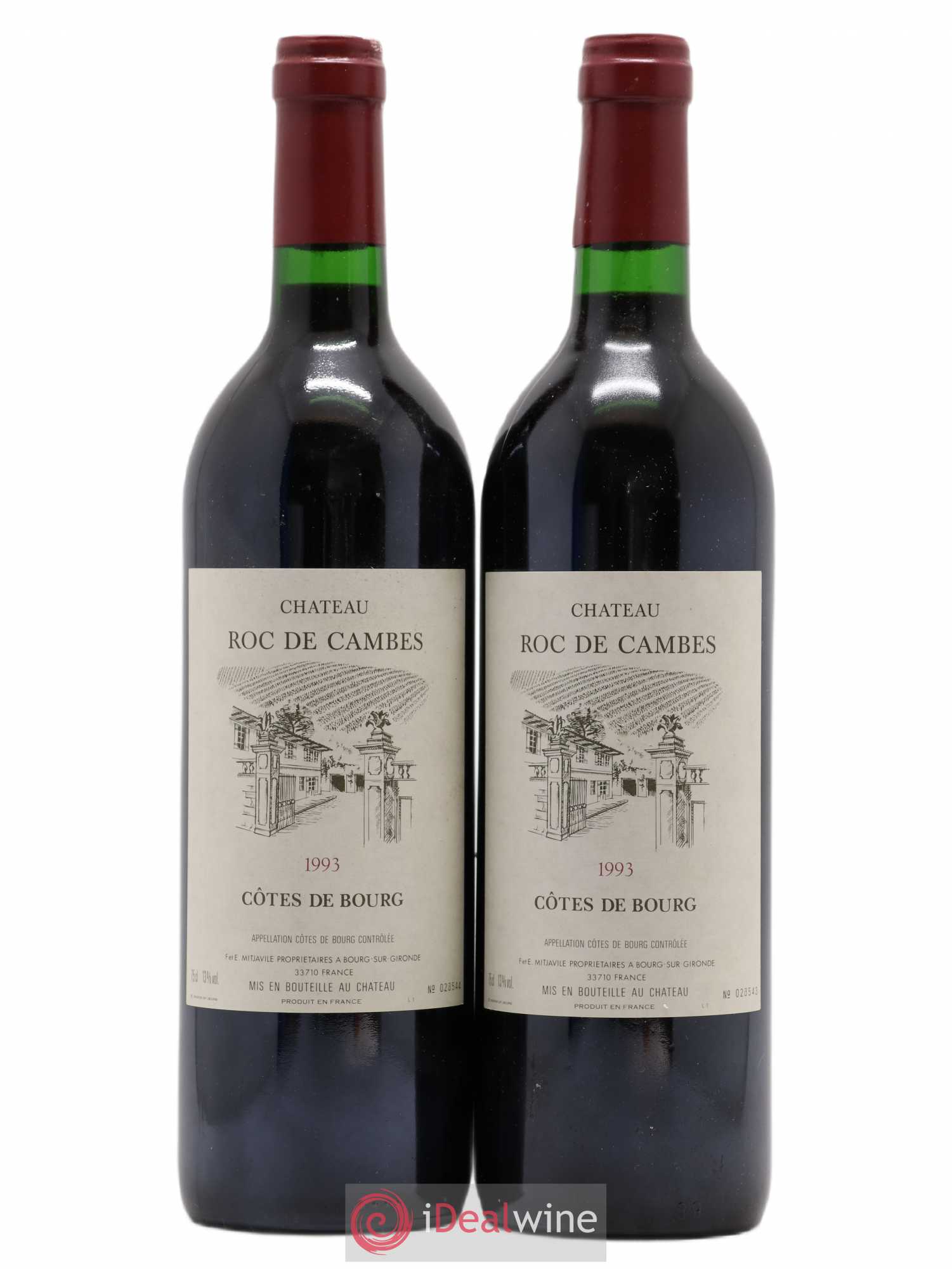 Roc de Cambes 1993 - Lotto di 2 bottiglie - 0