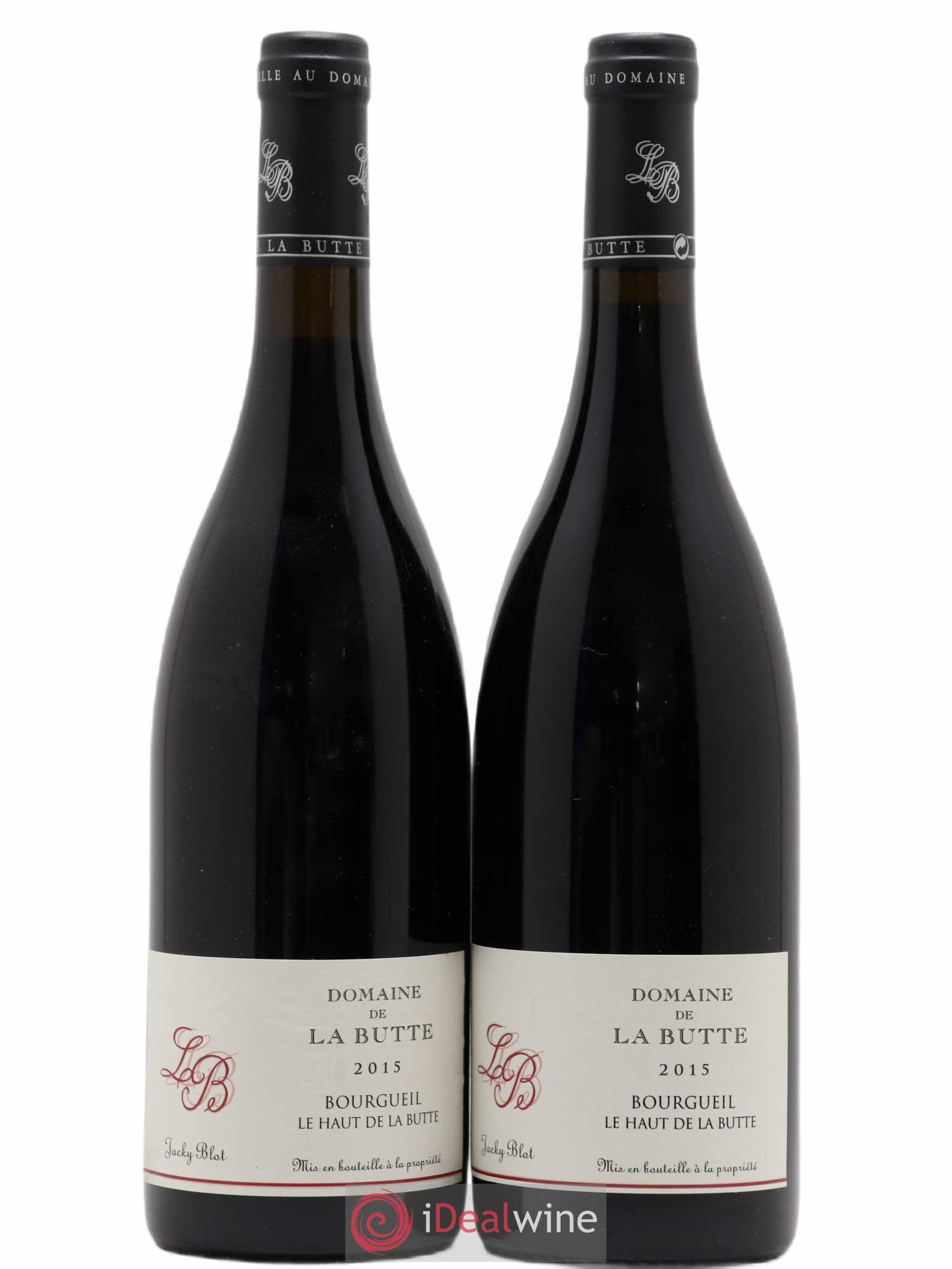 Bourgueil Le Haut de La Butte Domaine de La Butte - Jacky Blot 2015 - Lot de 2 bouteilles - 0