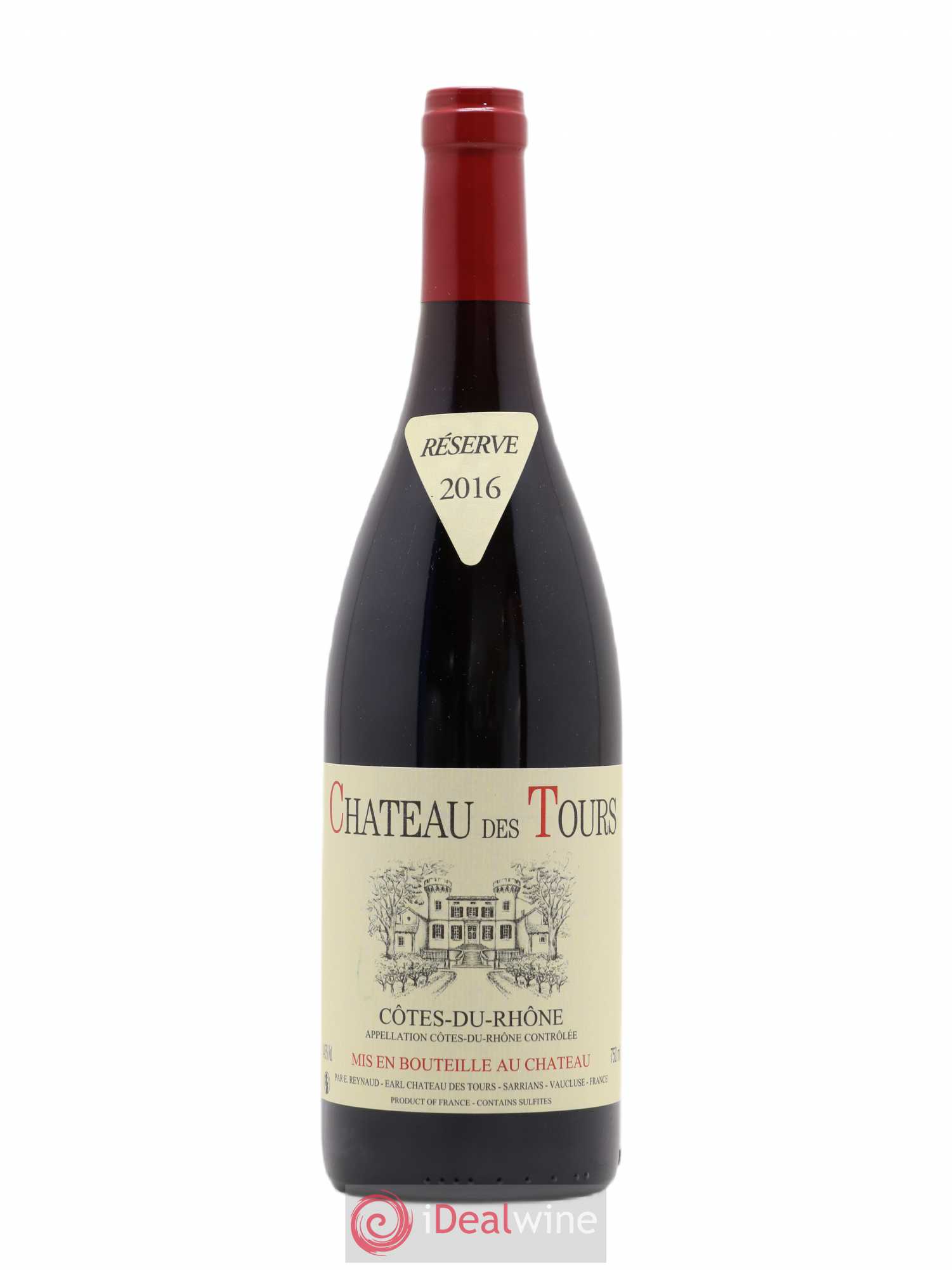 Côtes-du-Rhône Château des Tours Emmanuel Reynaud 2016 - Lot de 1 bouteille - 0