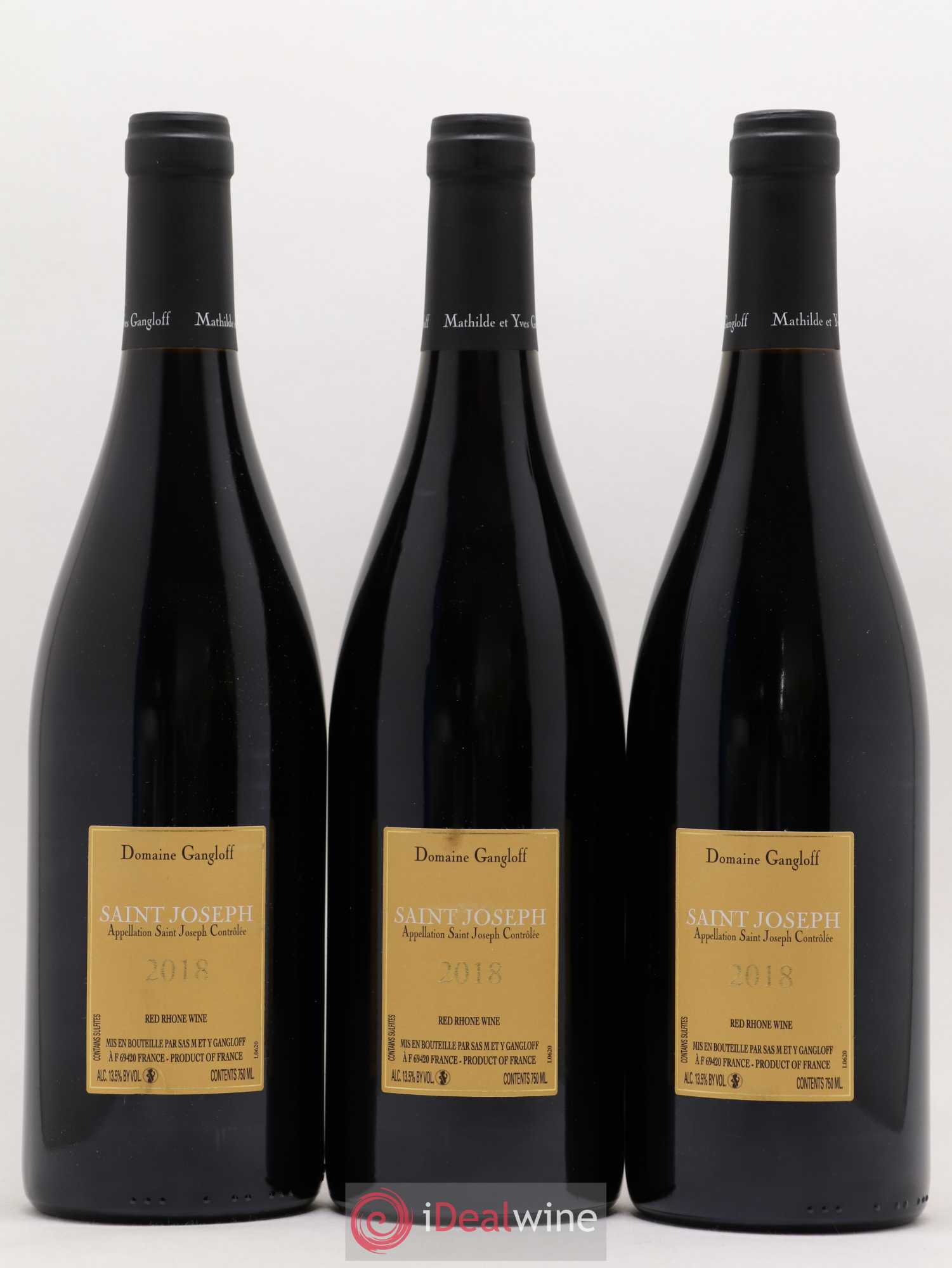 Saint-Joseph Gangloff (Domaine) 2018 - Lot de 3 bouteilles - 1
