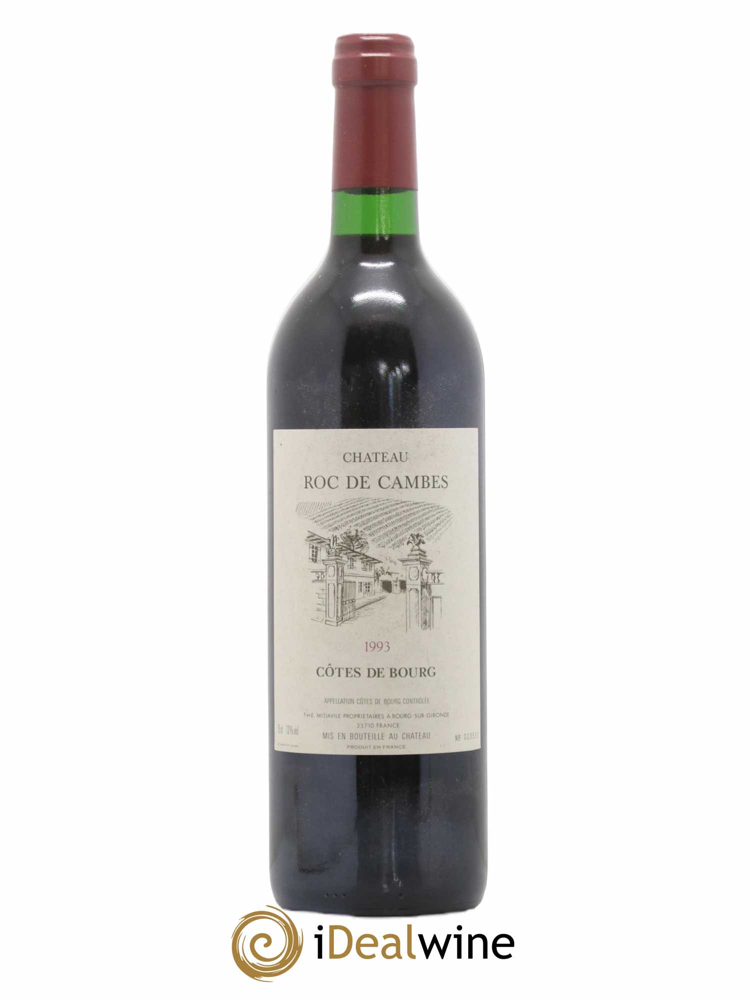Roc de Cambes 1993 - Posten von 1 Flasche - 0