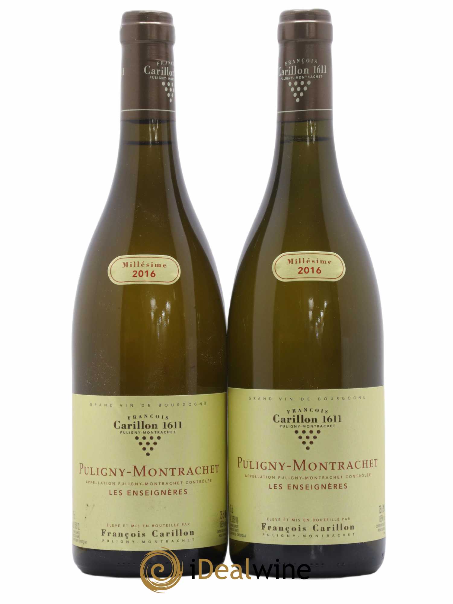 Puligny-Montrachet Les Enseignères François Carillon 2016 - Lot de 2 bouteilles - 0