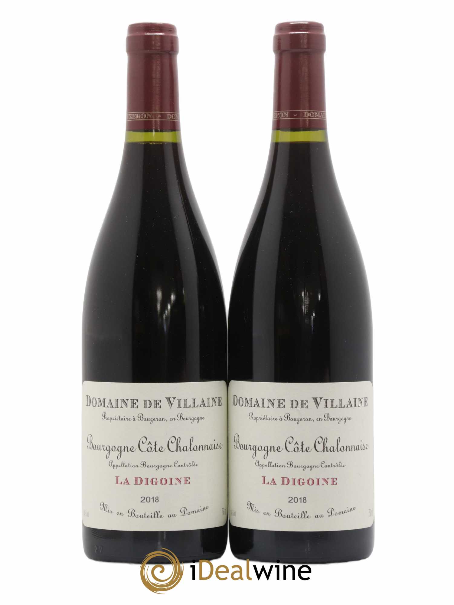 Bourgogne La Digoine Domaine de Villaine 2018 - Lotto di 2 bottiglie - 0
