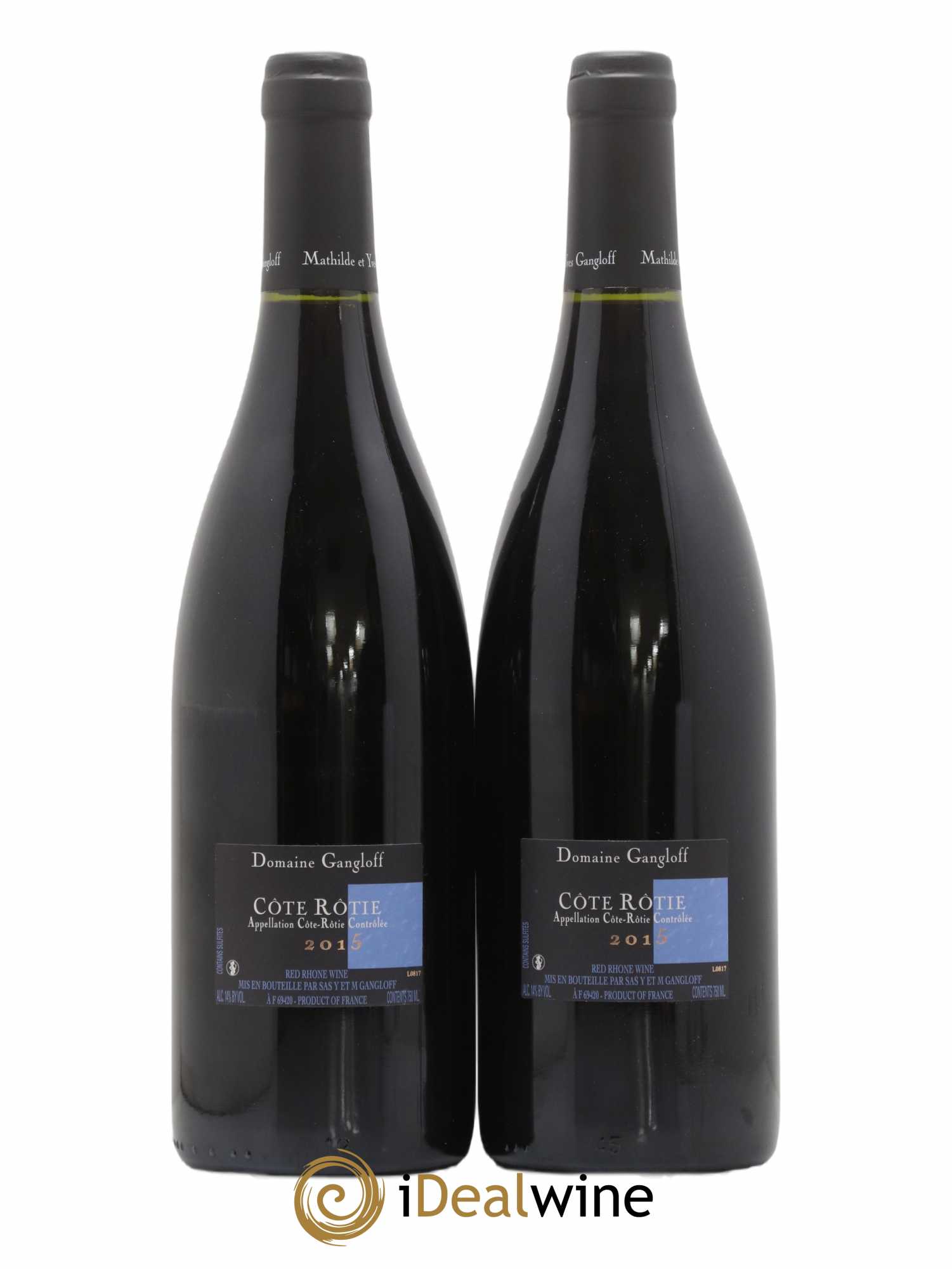 Côte-Rôtie La Barbarine Gangloff (Domaine) 2015 - Lot de 2 bouteilles - 1