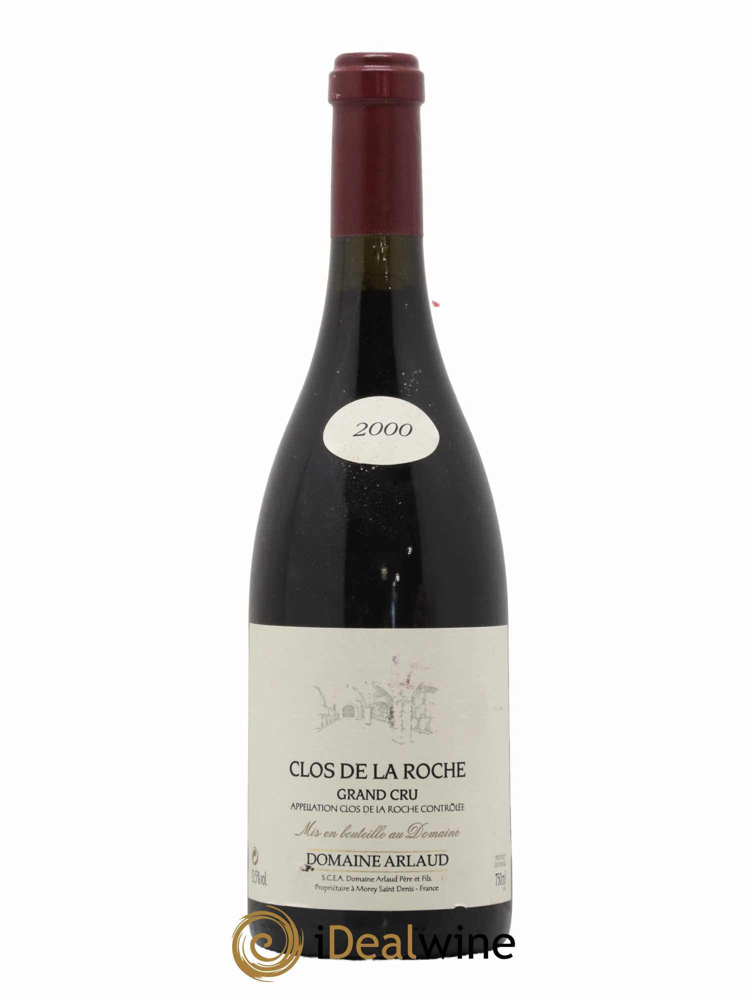 Clos de la Roche Grand Cru Arlaud 2000 - Lot de 1 bouteille - 0