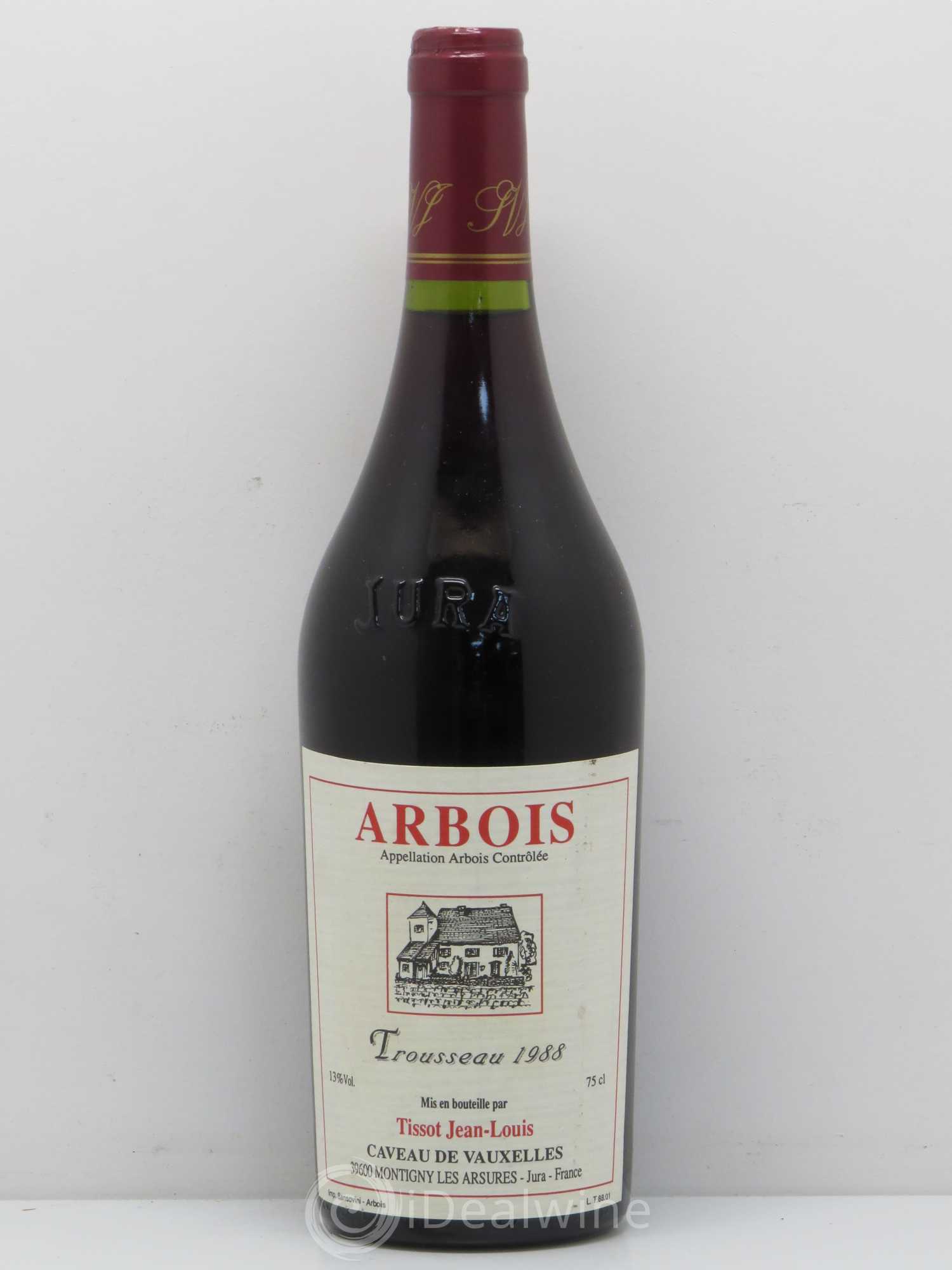 Arbois Domaine Jean Louis Tissot Trousseau 1988 - Posten von 1 Flasche - 0