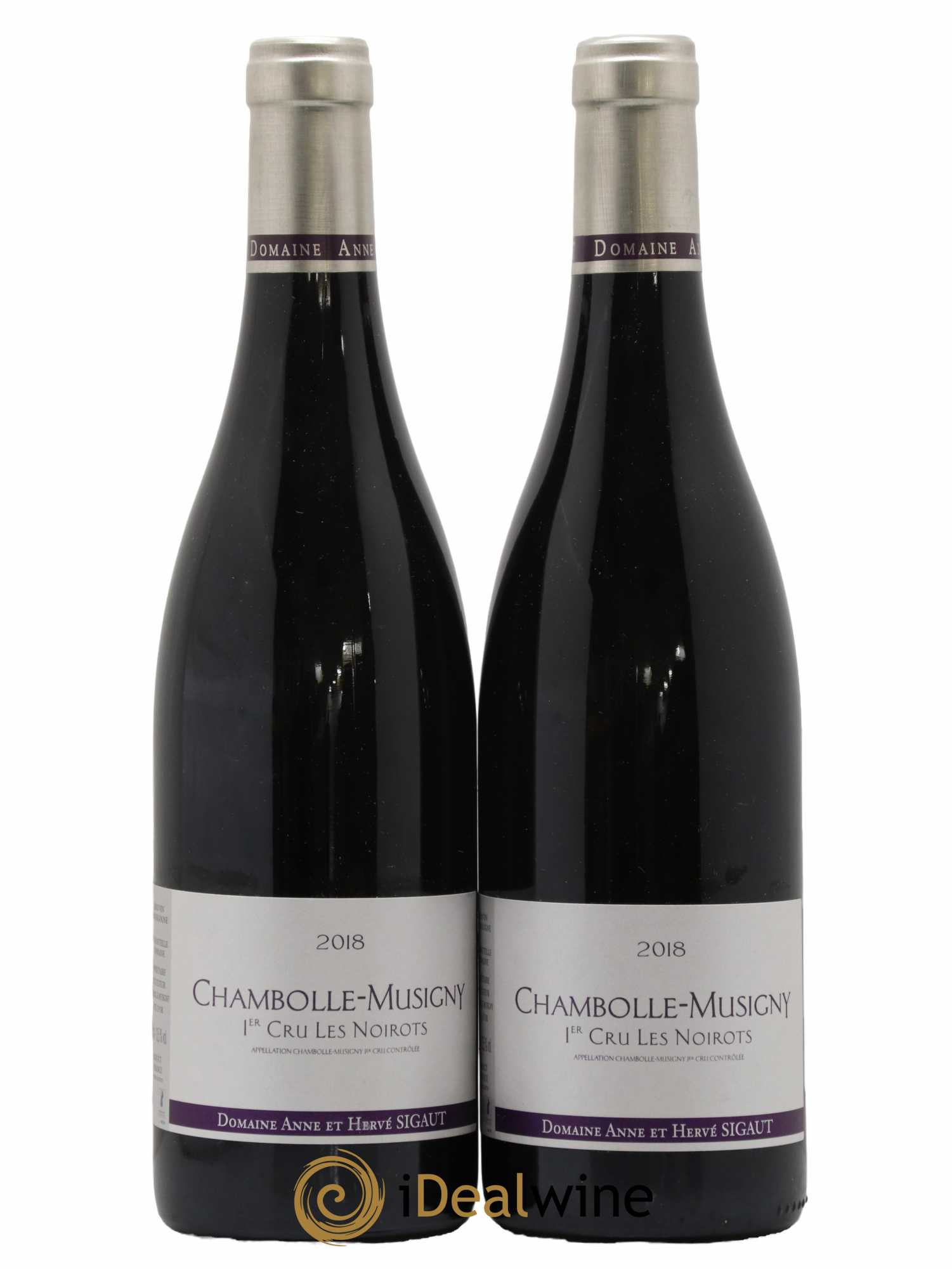 Chambolle-Musigny 1er Cru Les Noirots Anne et Hervé Sigaut (Domaine) 2018 - Lot de 2 bouteilles - 0
