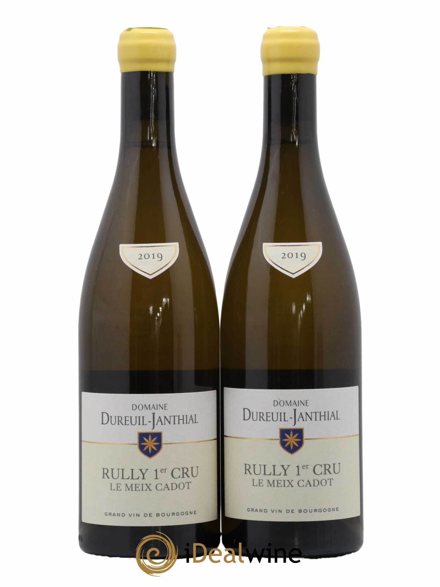 Rully 1er Cru Le Meix Cadot Vincent Dureuil-Janthial 2019 - Lot de 2 bouteilles - 0