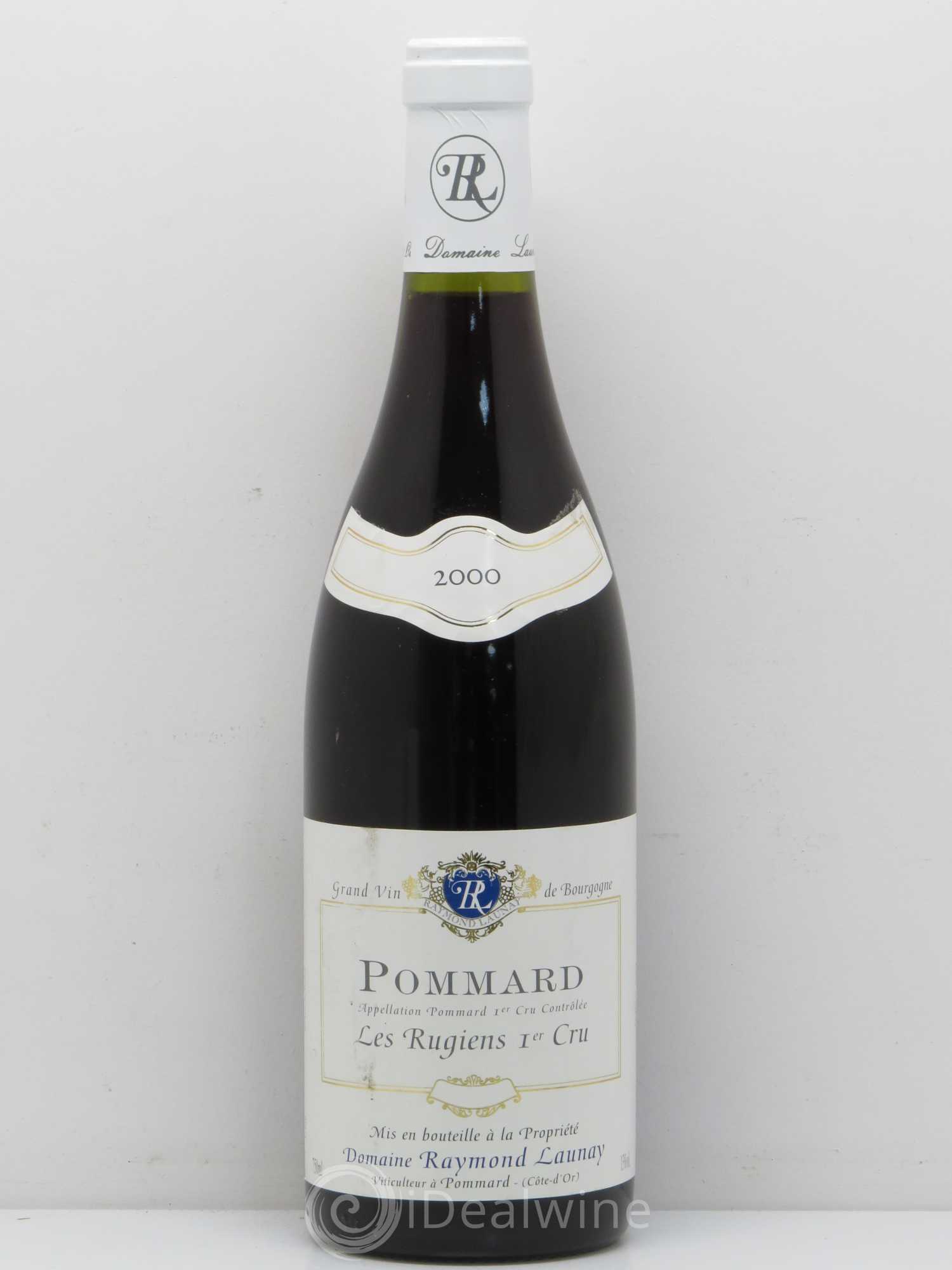 Pommard 1er Cru Domaine Raymond Launay Les Rugiens 2000 - Lot de 1 bouteille - 0