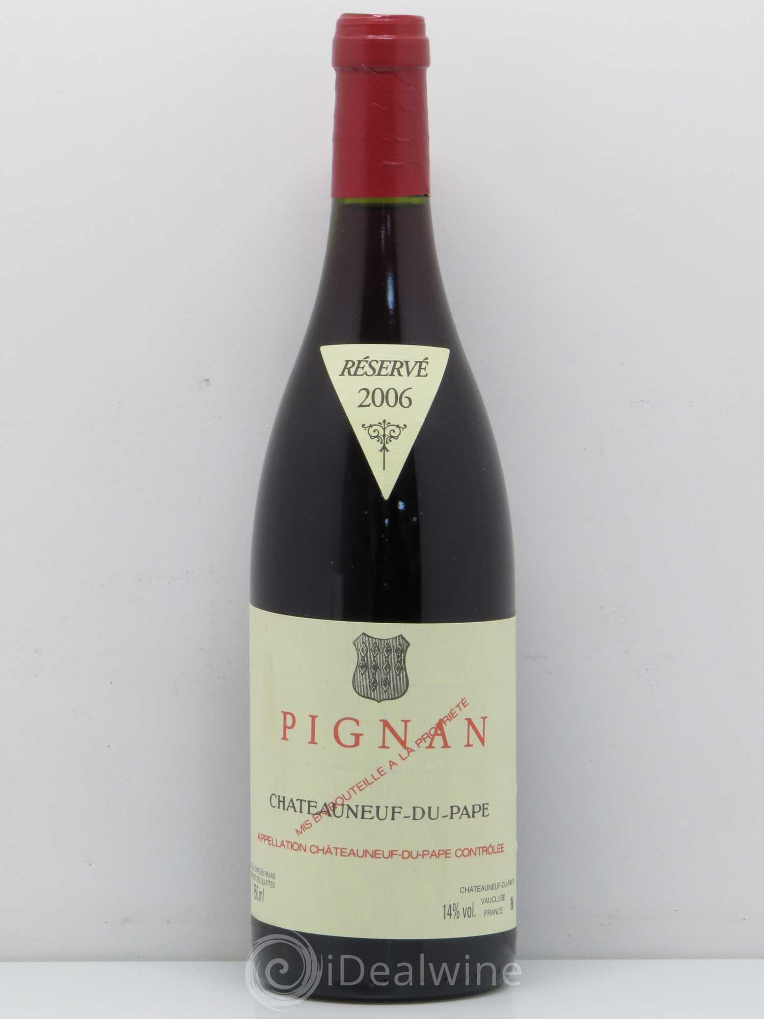 Châteauneuf-du-Pape Pignan Emmanuel Reynaud 2006 - Lot de 1 bouteille - 0