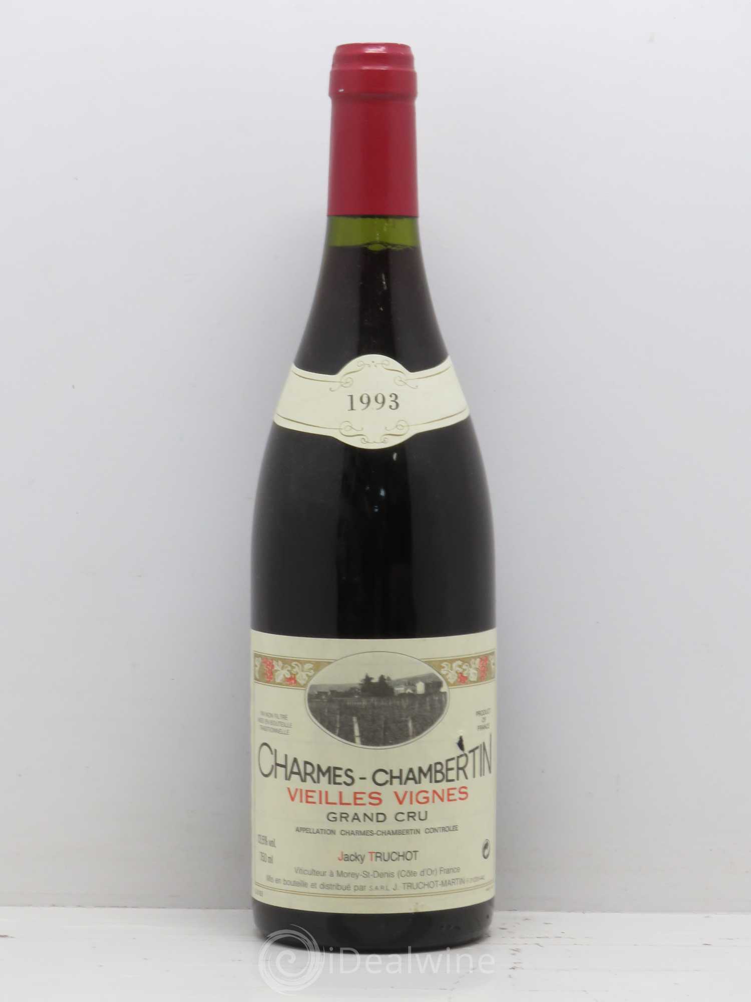 Charmes-Chambertin Grand Cru Vieilles Vignes Jacky Truchot 1993 - Lot de 1 bouteille - 0