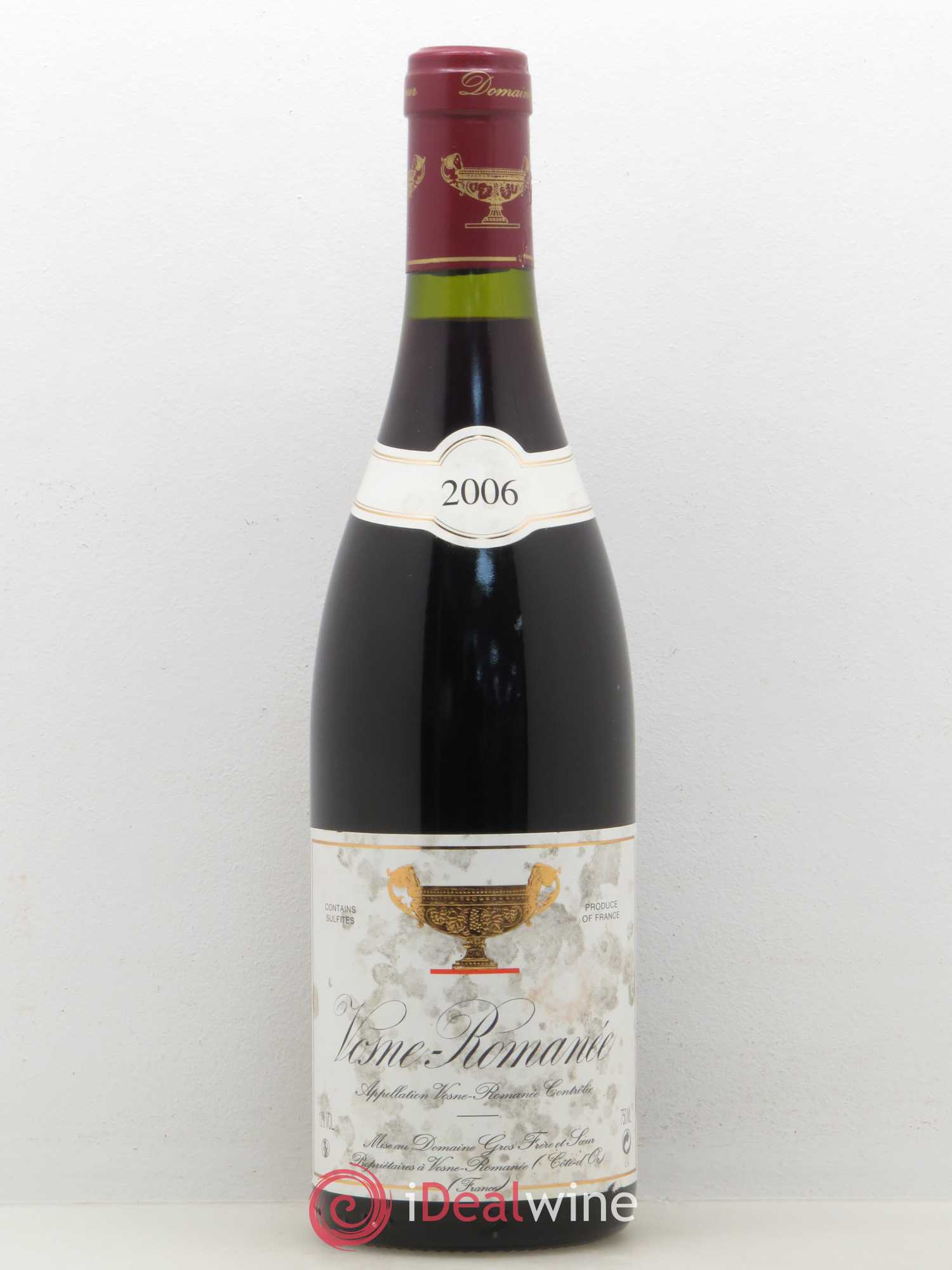 Vosne-Romanée Gros Frère & Soeur 2006 - Lot de 1 bouteille - 0