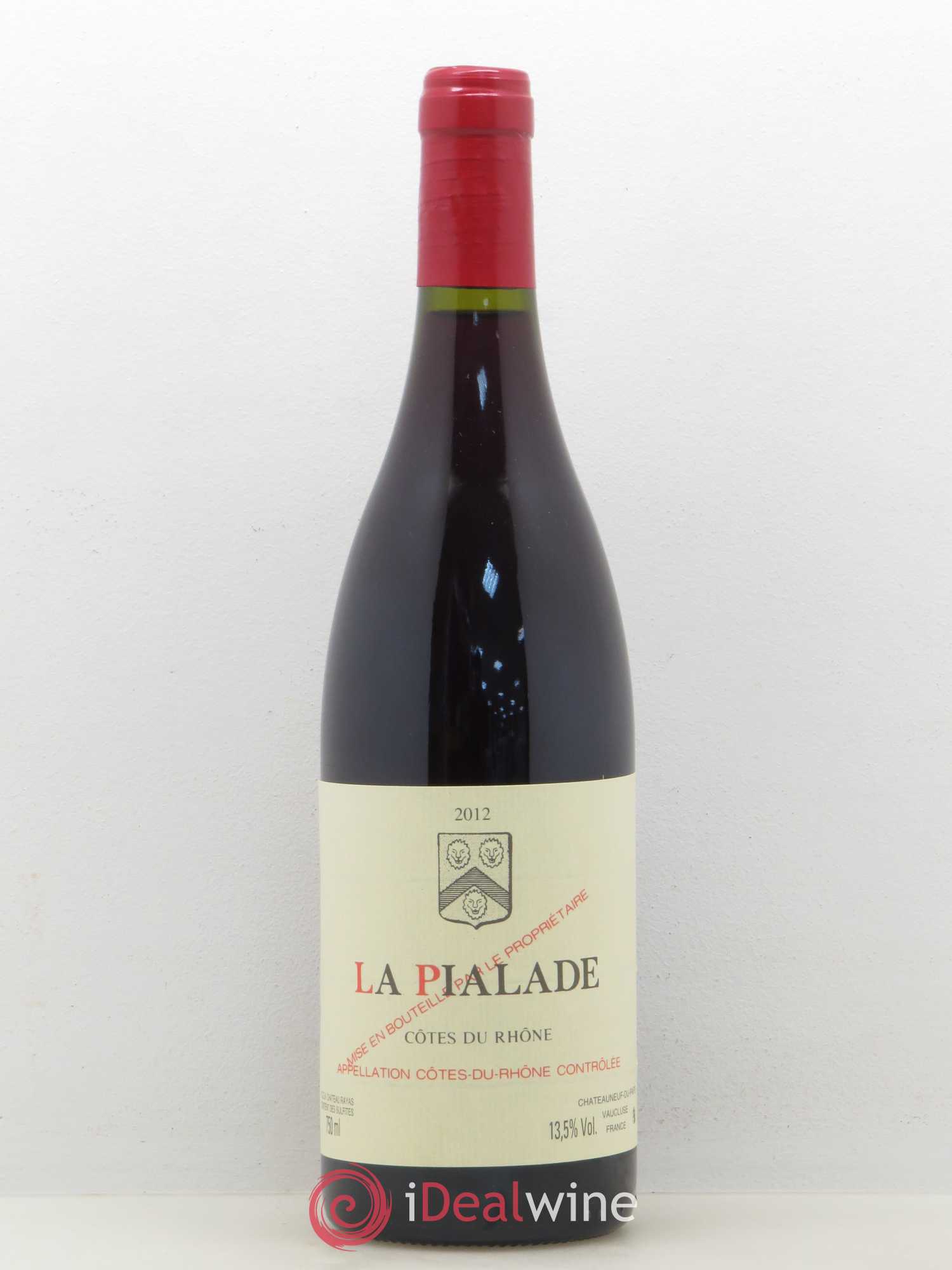 Côtes-du-Rhône La Pialade Emmanuel Reynaud 2012 - Lot de 1 bouteille - 0