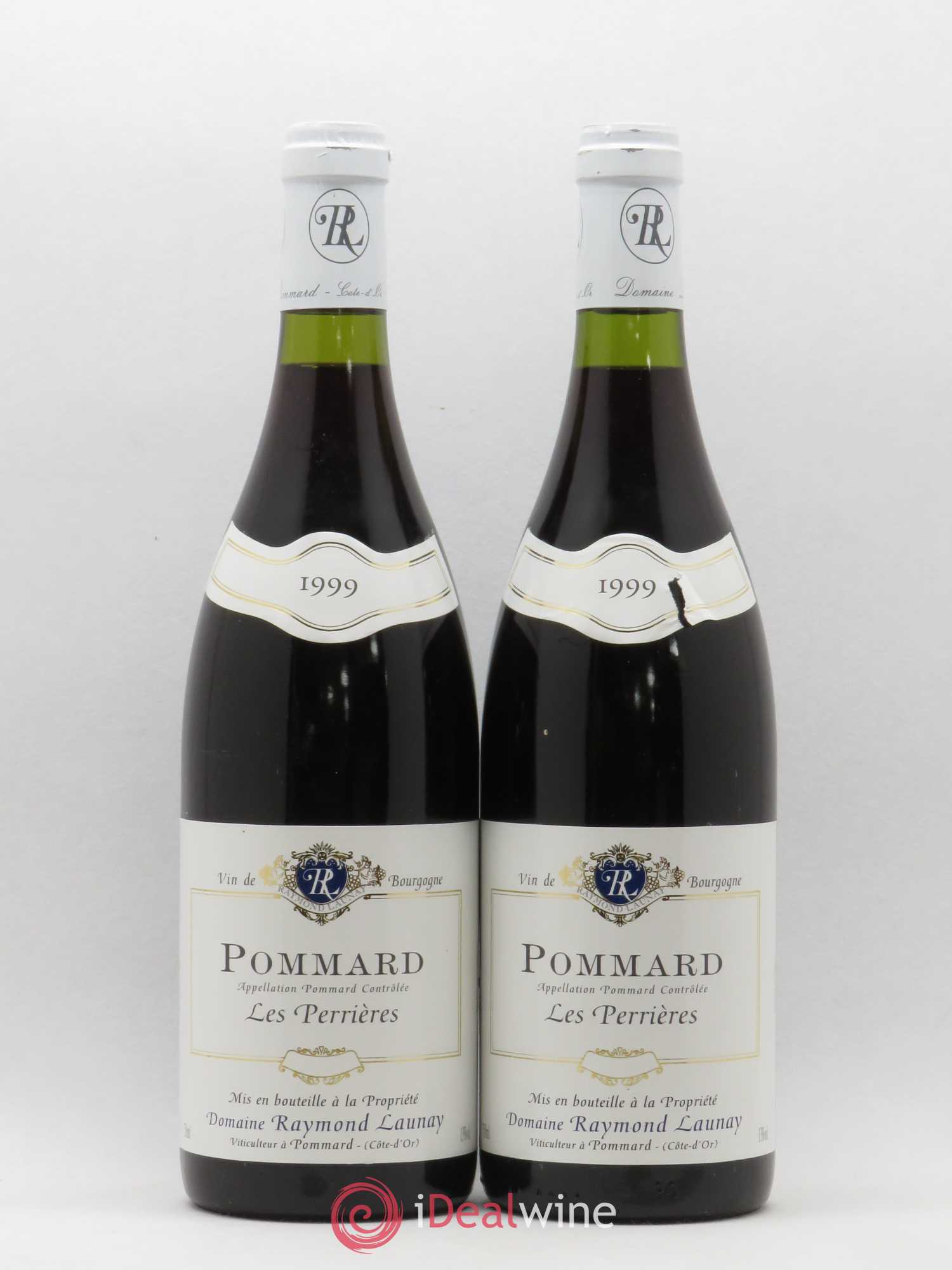Pommard Les Perrières Domaine Raymond Launay 1999 - Posten von 2 Flaschen - 0