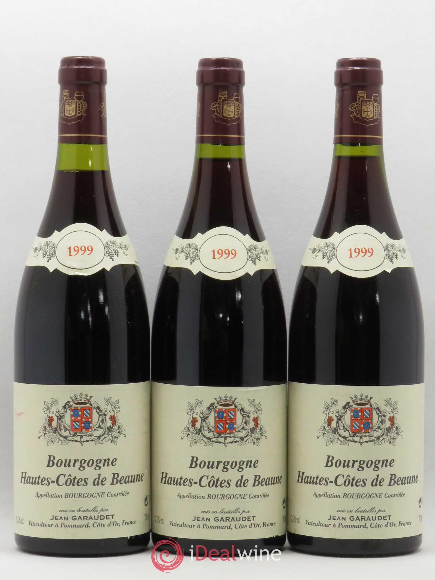 Hautes-Côtes de Beaune Domaine Jean Garaudet 1999 - Posten von 3 Flaschen - 0