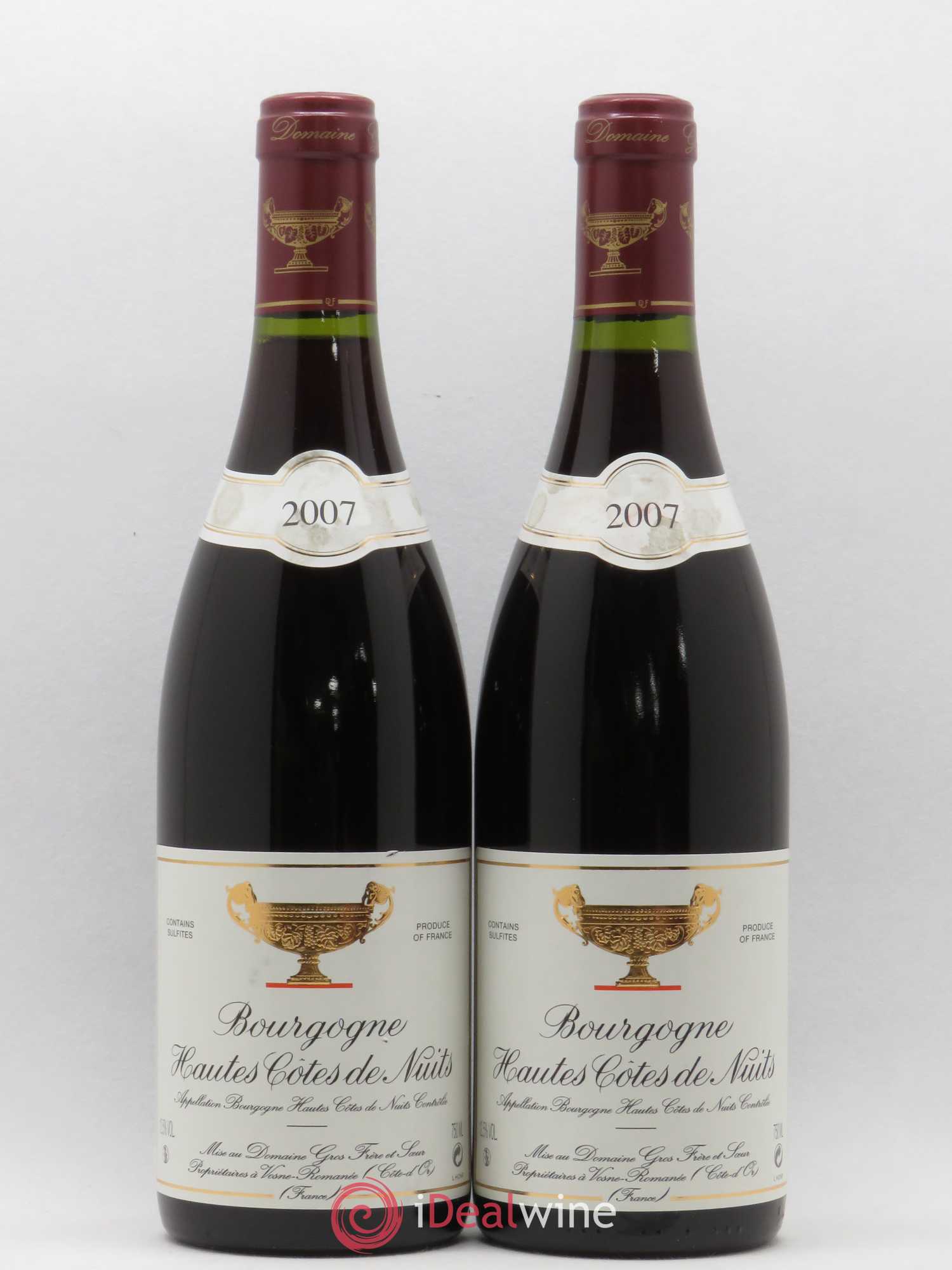 Hautes-Côtes de Nuits Gros Frère & Soeur 2007 - Lot de 2 bouteilles - 0