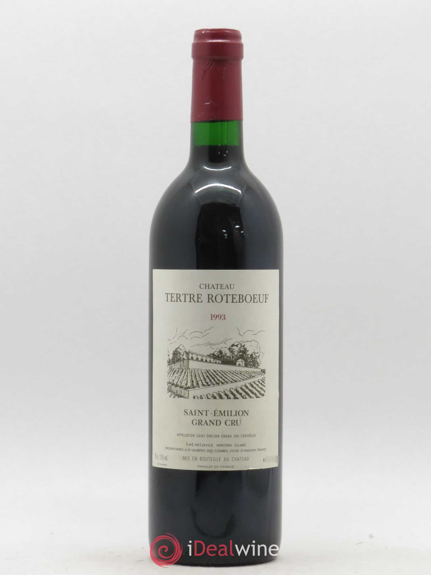 Château Tertre Roteboeuf 1993 - Lot de 1 bouteille - 0