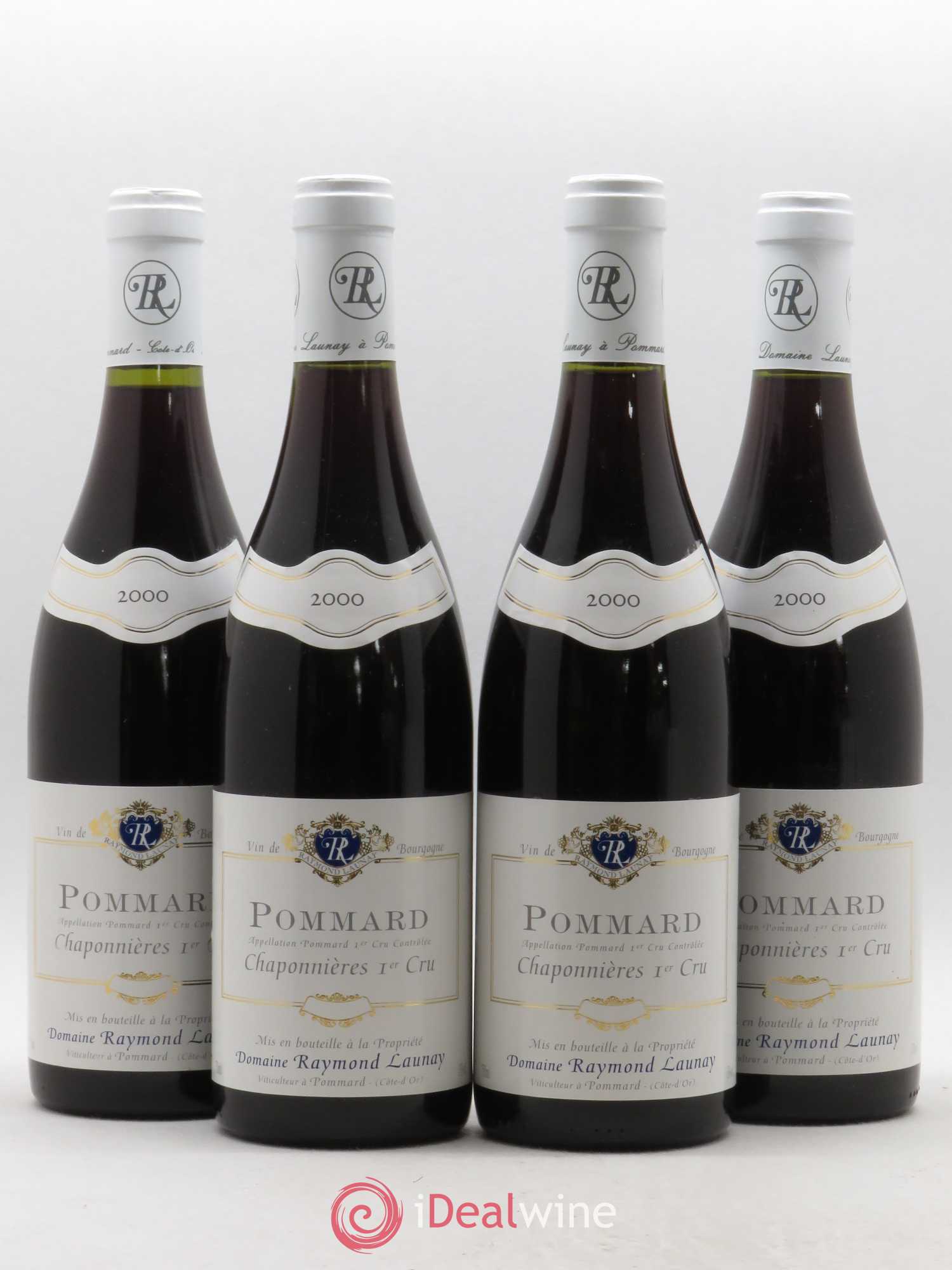 Pommard 1er Cru Chaponnières Domaine Raymond Launay 2000 - Posten von 4 Flaschen - 0