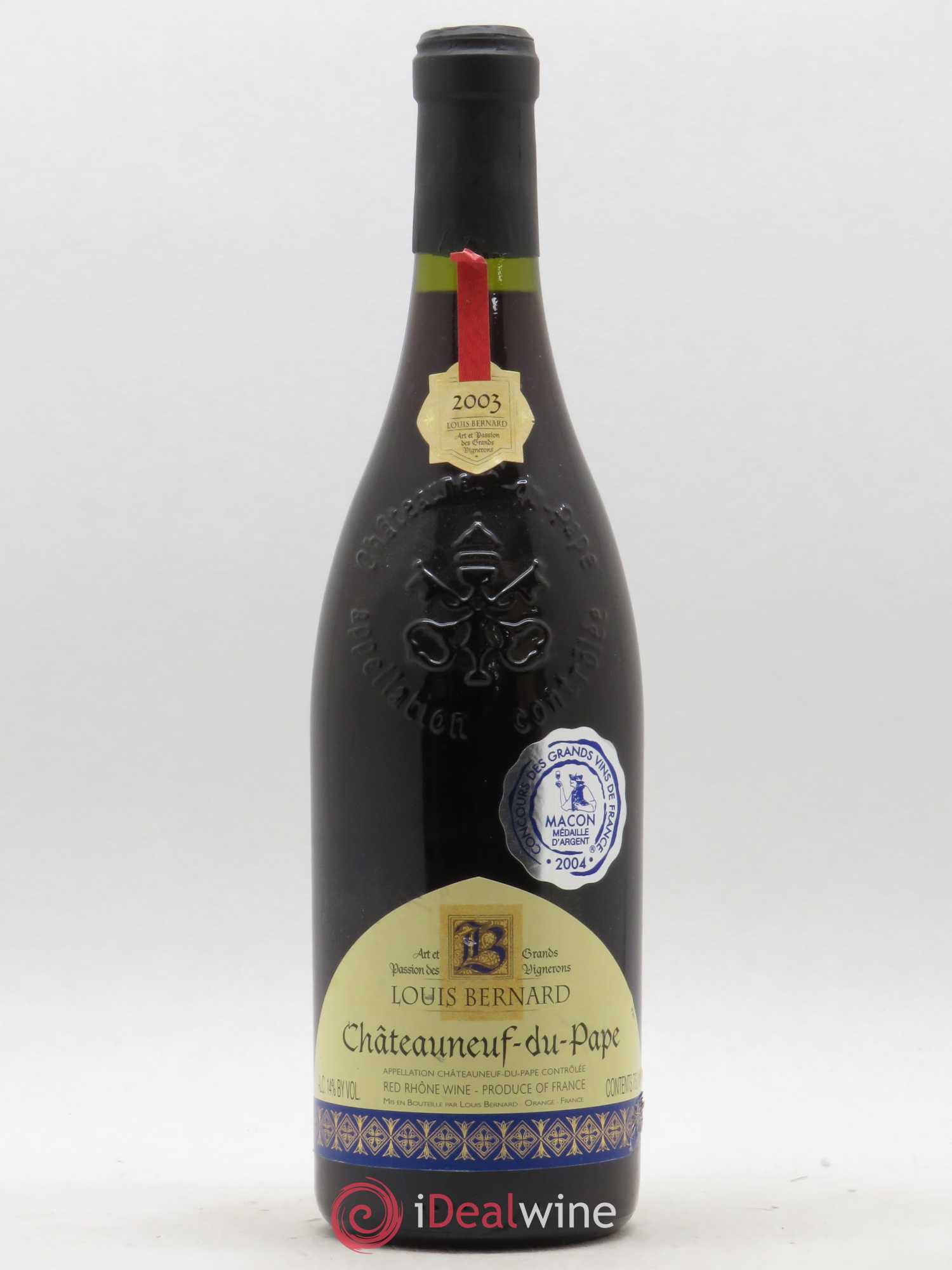 Châteauneuf-du-Pape Louis Bernard 2003 - Lot de 1 bouteille - 0