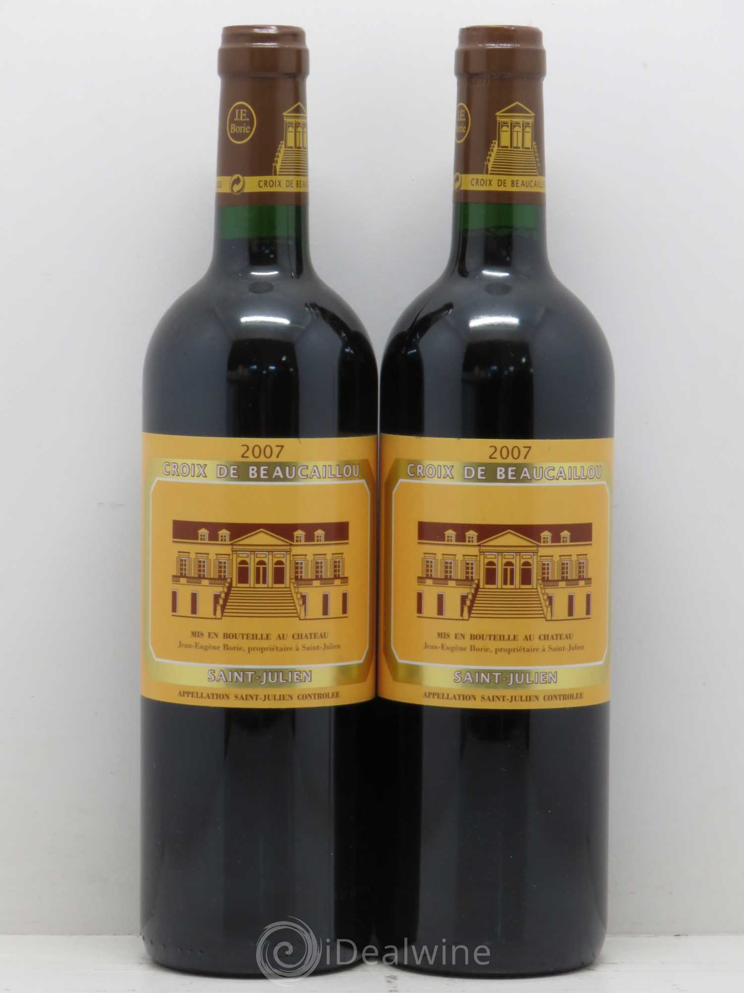 La Croix de Beaucaillou Second Vin 2007 - Lot de 2 bouteilles - 0