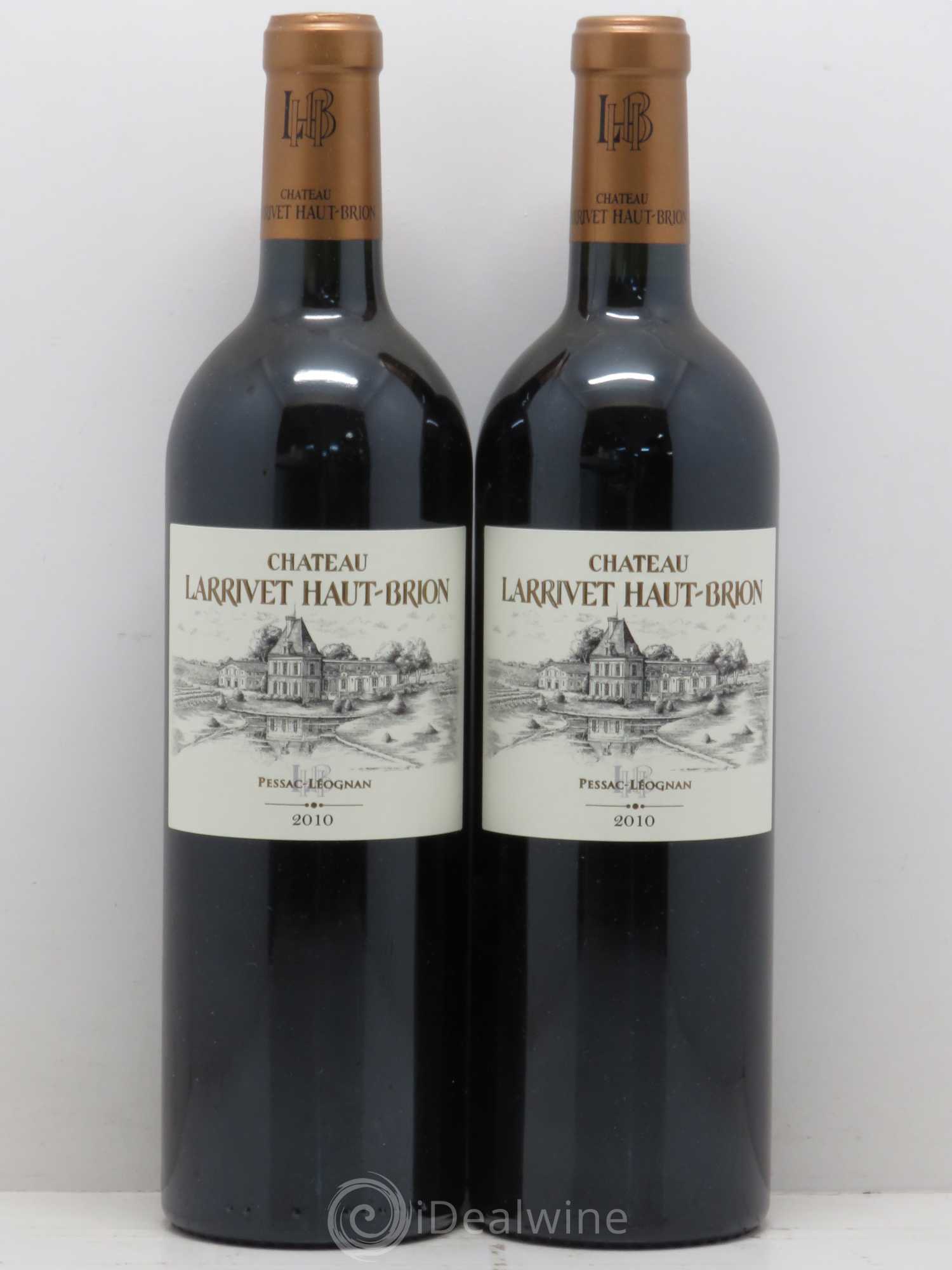 Château Larrivet Haut-Brion 2010 - Lot de 2 bouteilles - 0