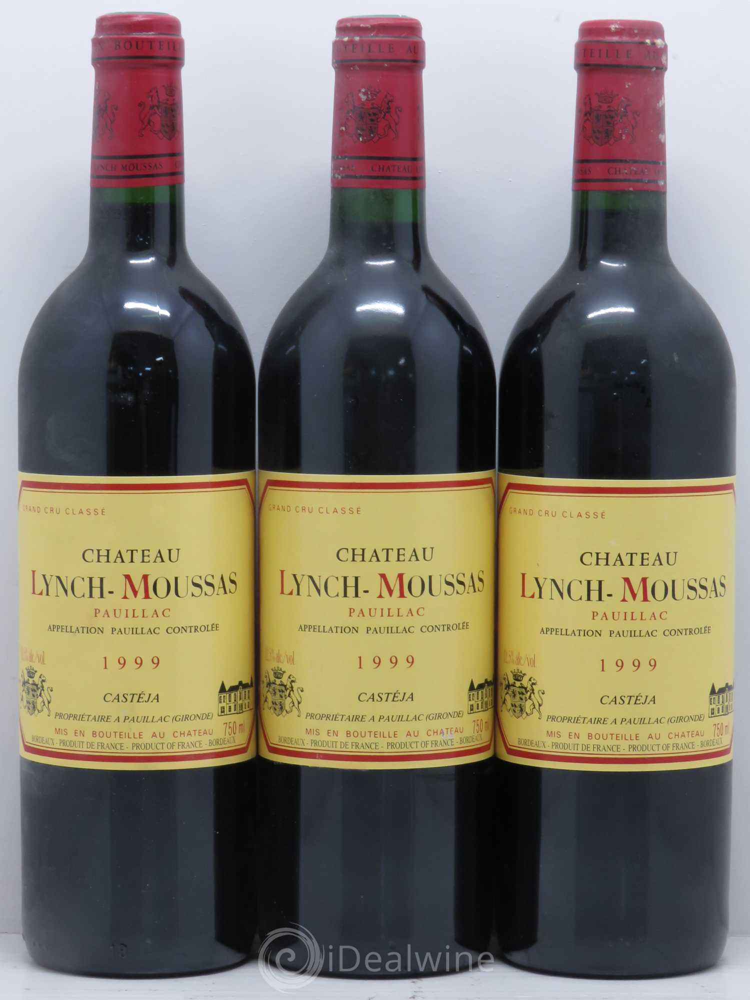Château Lynch Moussas 5ème Grand Cru Classé 1999 - Lot de 6 bouteilles - 2