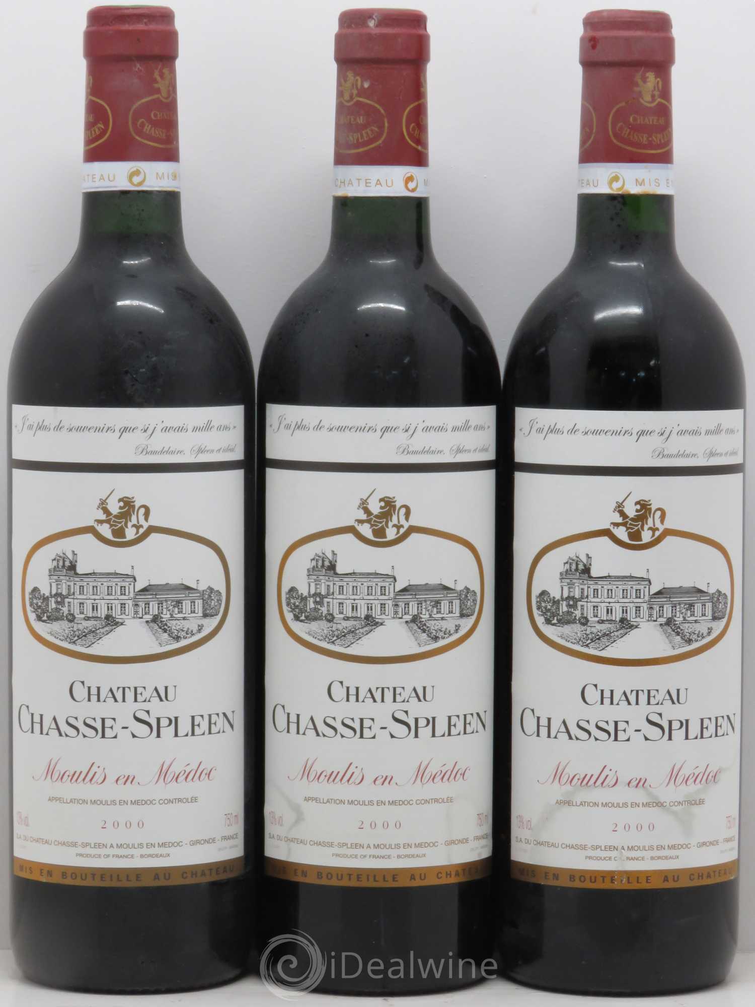 Château Chasse Spleen 2000 - Lot de 6 bouteilles - 2