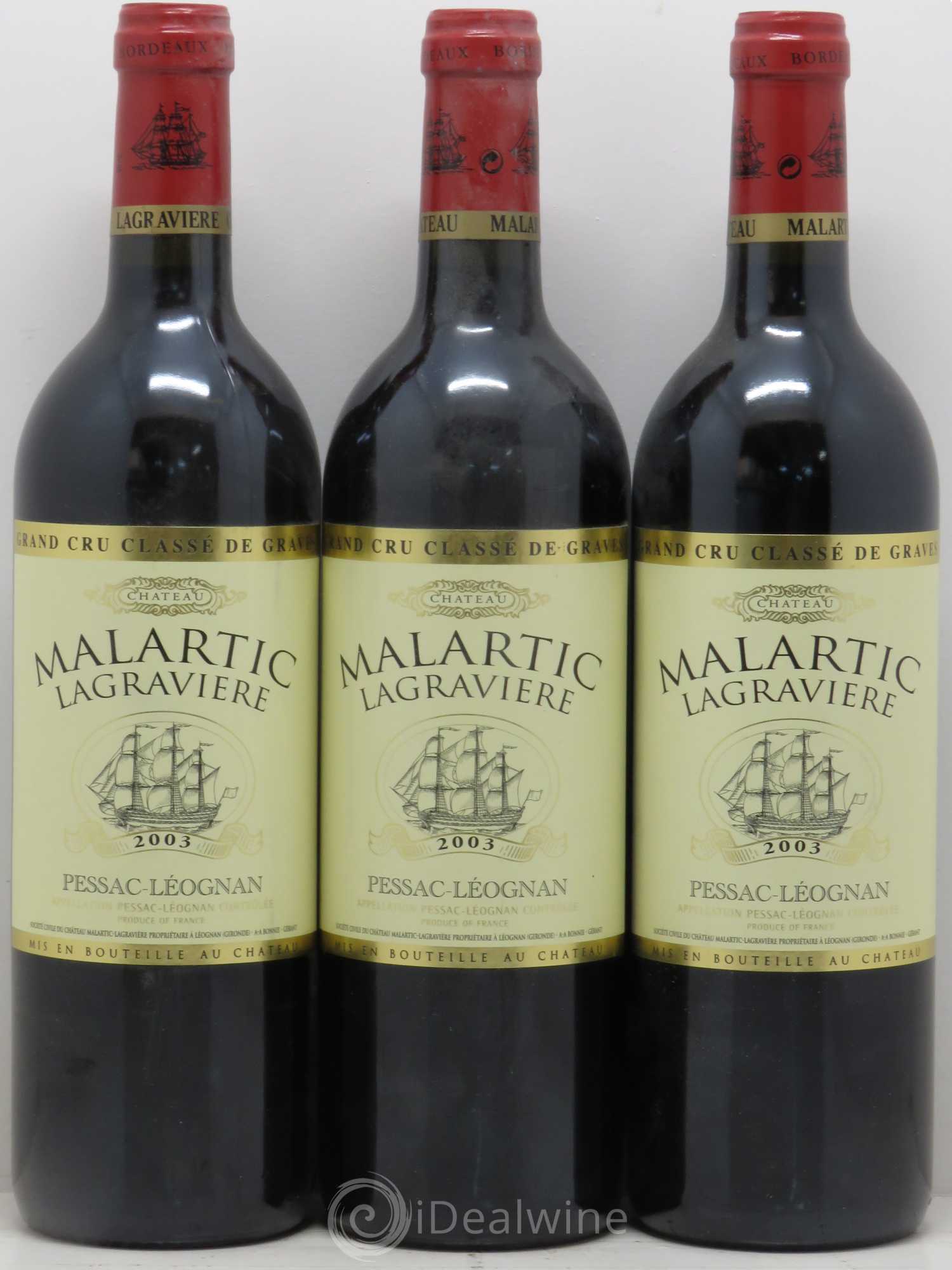 Château Malartic-Lagravière Cru Classé de Graves 2003 - Lot de 12 bouteilles - 3