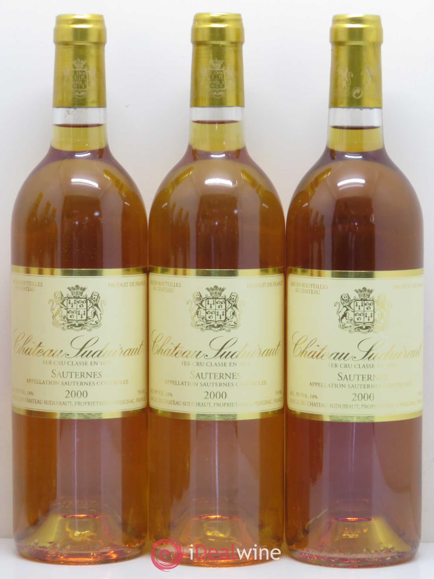 Château Suduiraut 1er Grand Cru Classé 2000 - Lotto di 6 bottiglie - 1