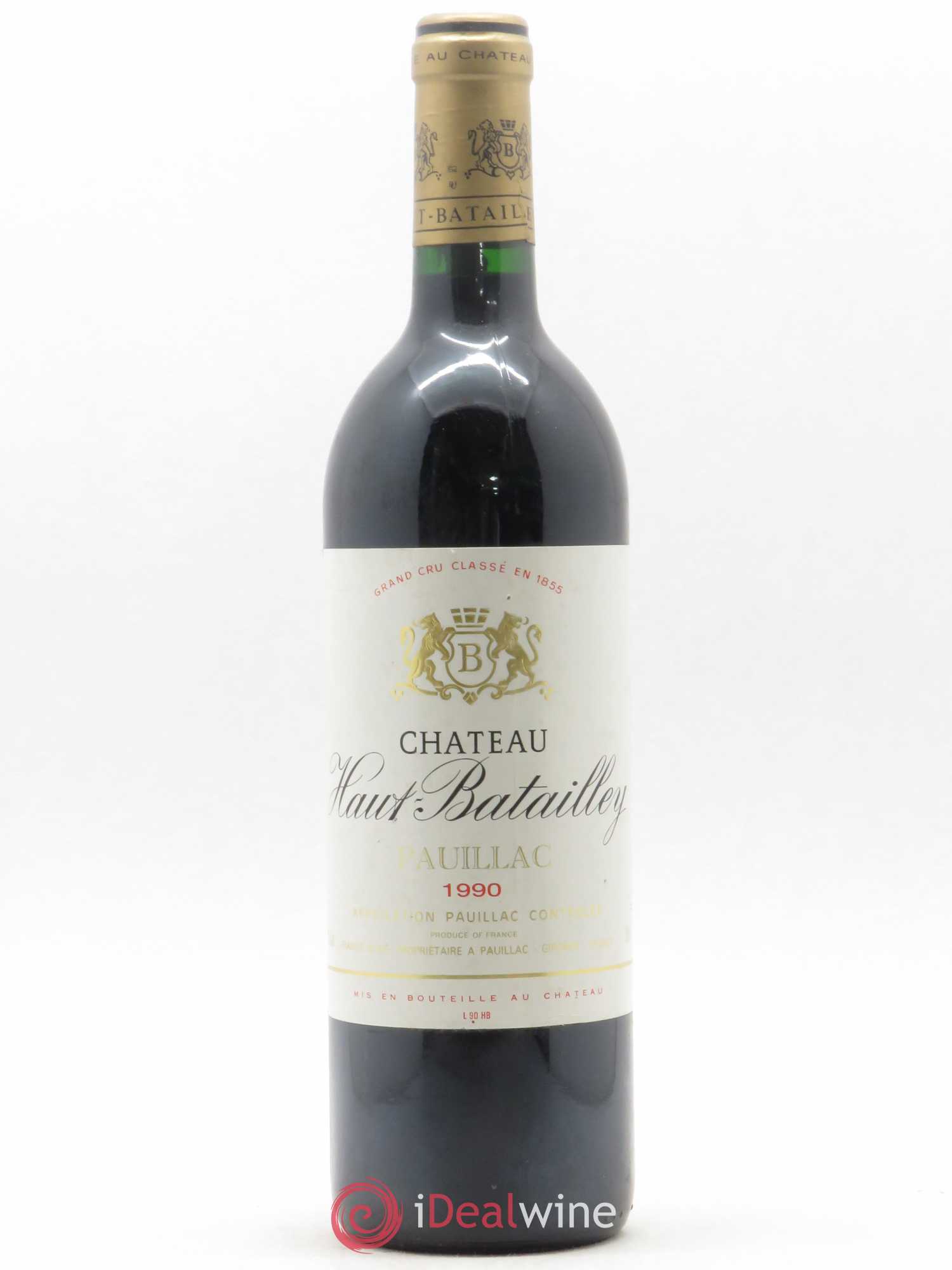 Château Haut Batailley 5ème Grand Cru Classé 1990 - Lot de 1 bouteille - 0